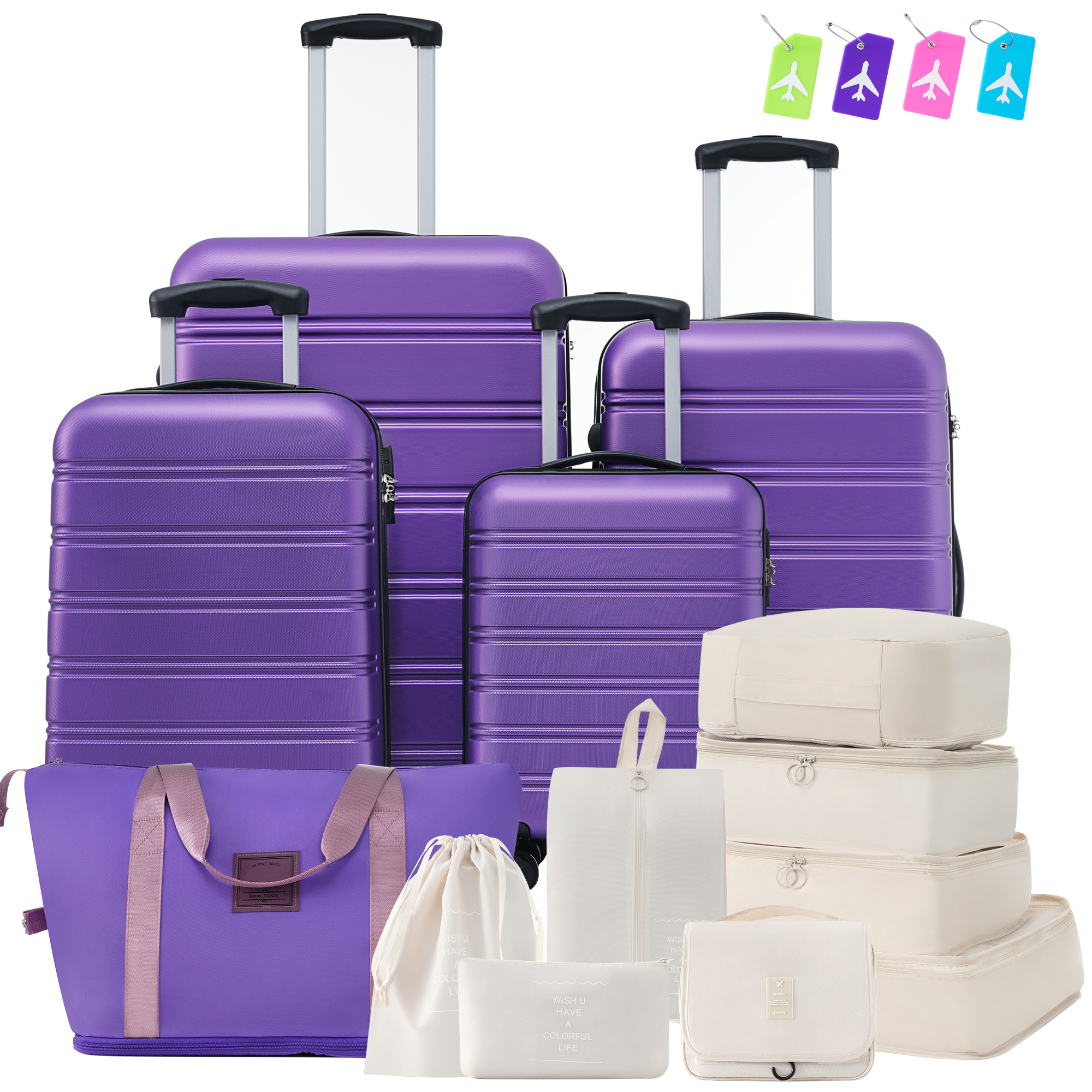 Ensemble valises 4 pcs 16-28po spinner TSA
