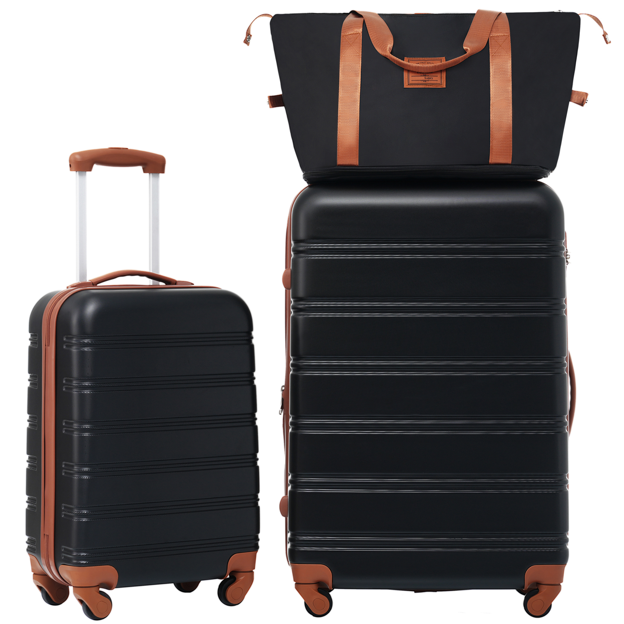 Ensemble bagages coque rigide 2 pcs spinner TSA 20-28 po léger