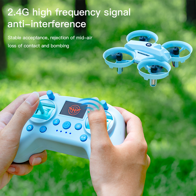 Drone électrique double S4 bleu simulateur