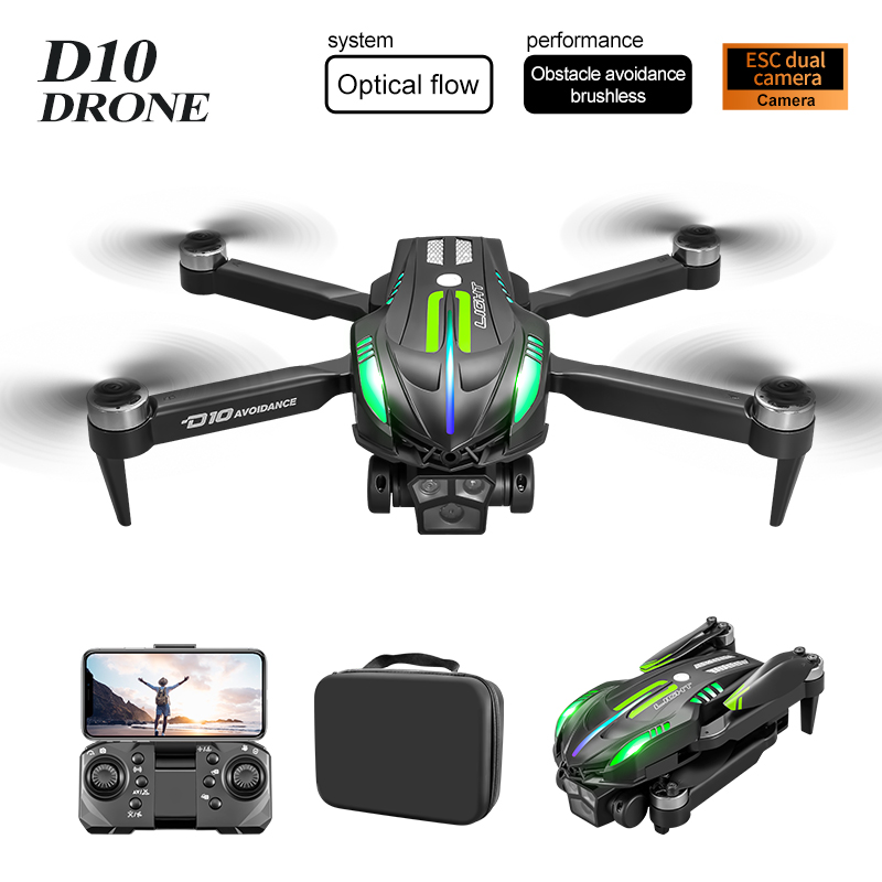 D10 drone noir simple moteur