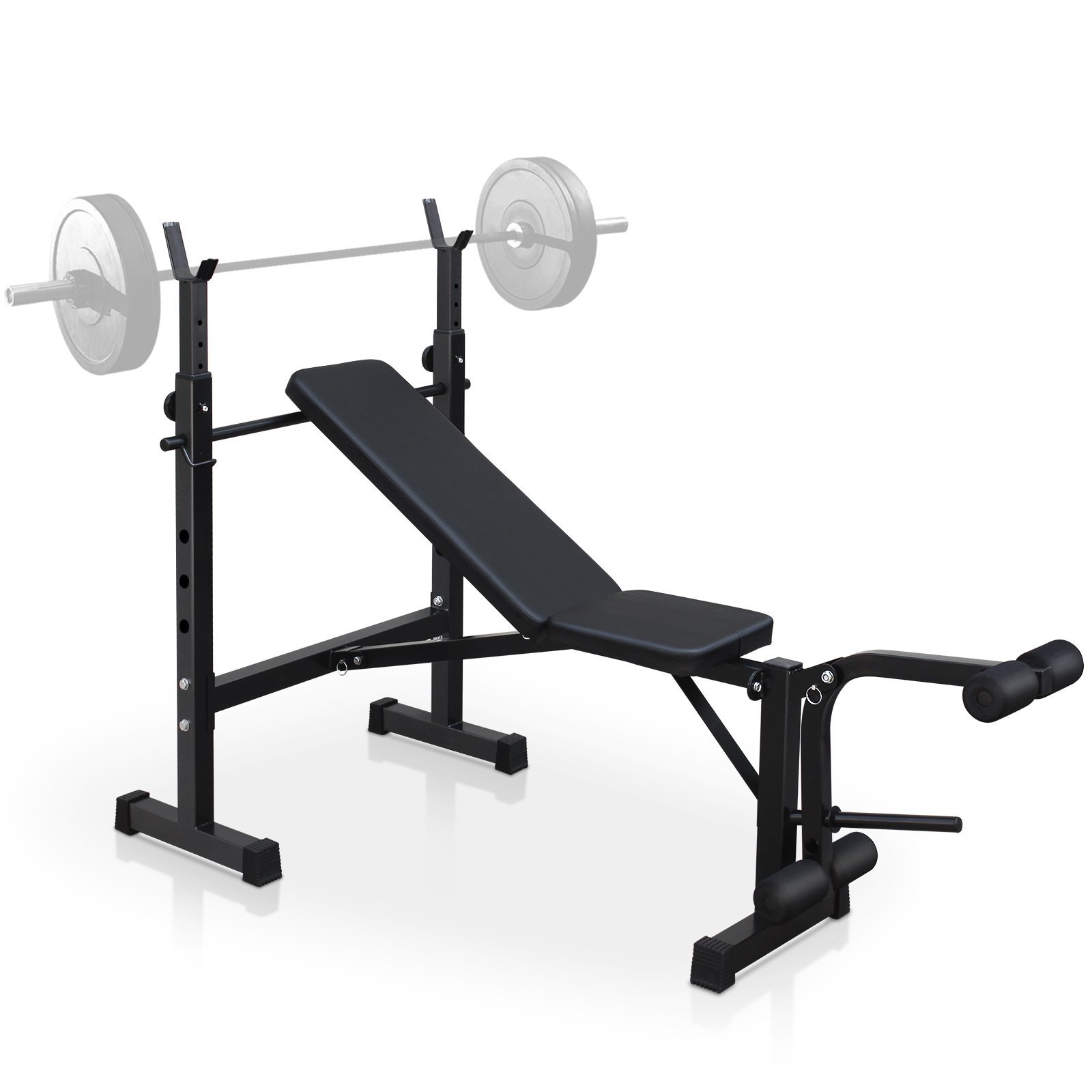 Banc poids olympique, presse, support squat, complet
