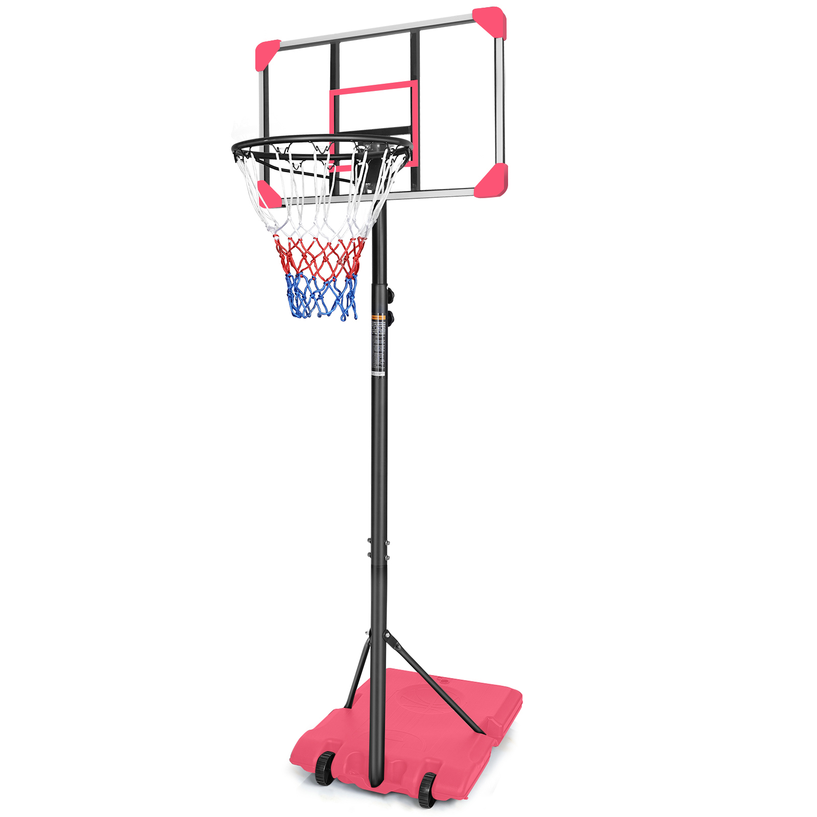 Panier basketball portable ajustable 5.6-7' intérieur-ext
