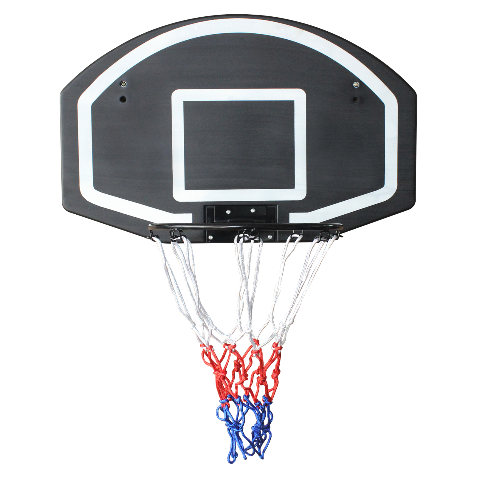 Panier basketball mural 28,5X18", pliable, filet toutes saisons