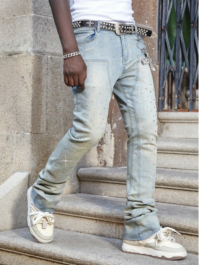 Pantalon Shanxi extensible droit ajusté