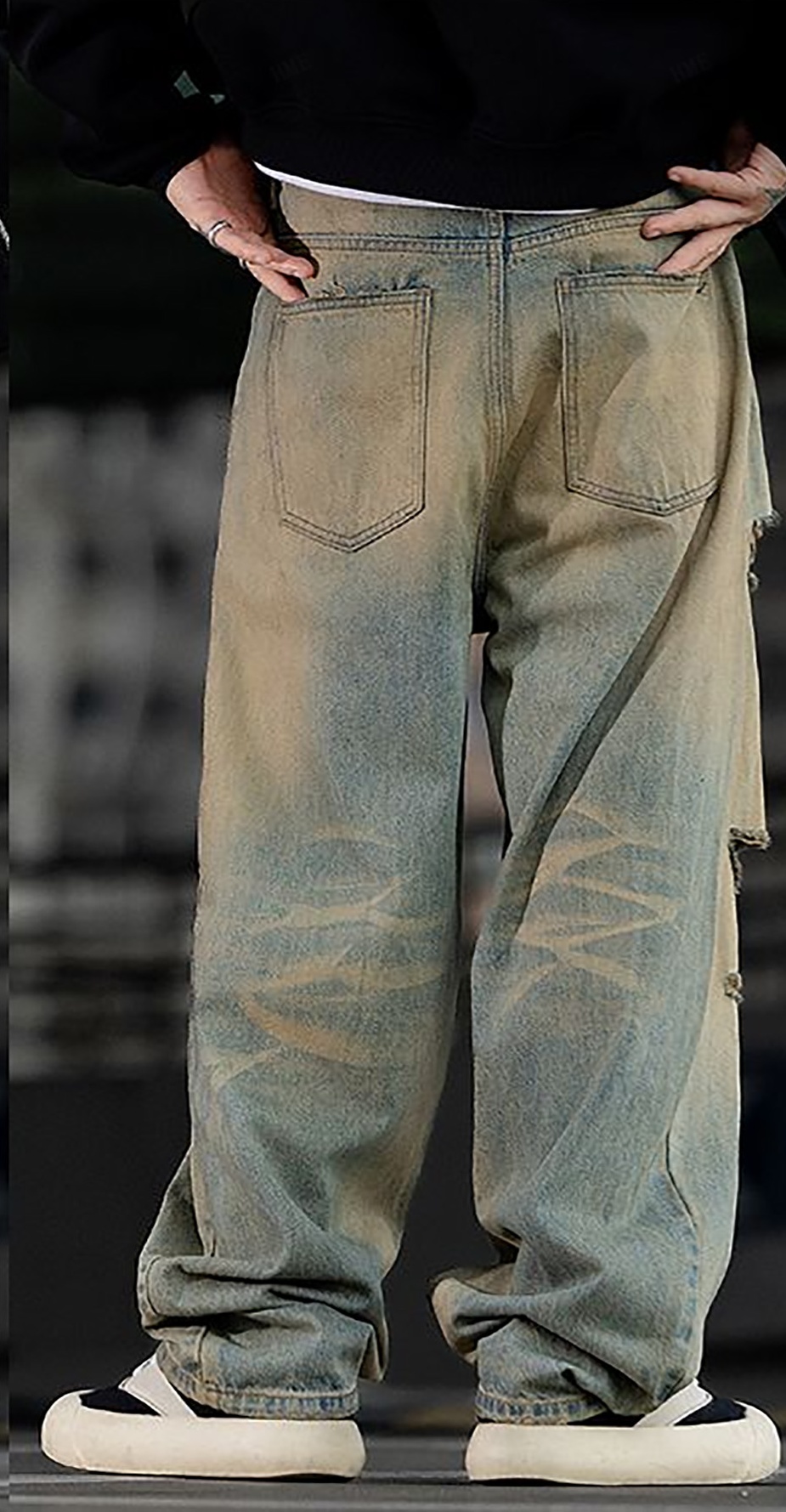 Pantalon droit extensible slim Shanxi