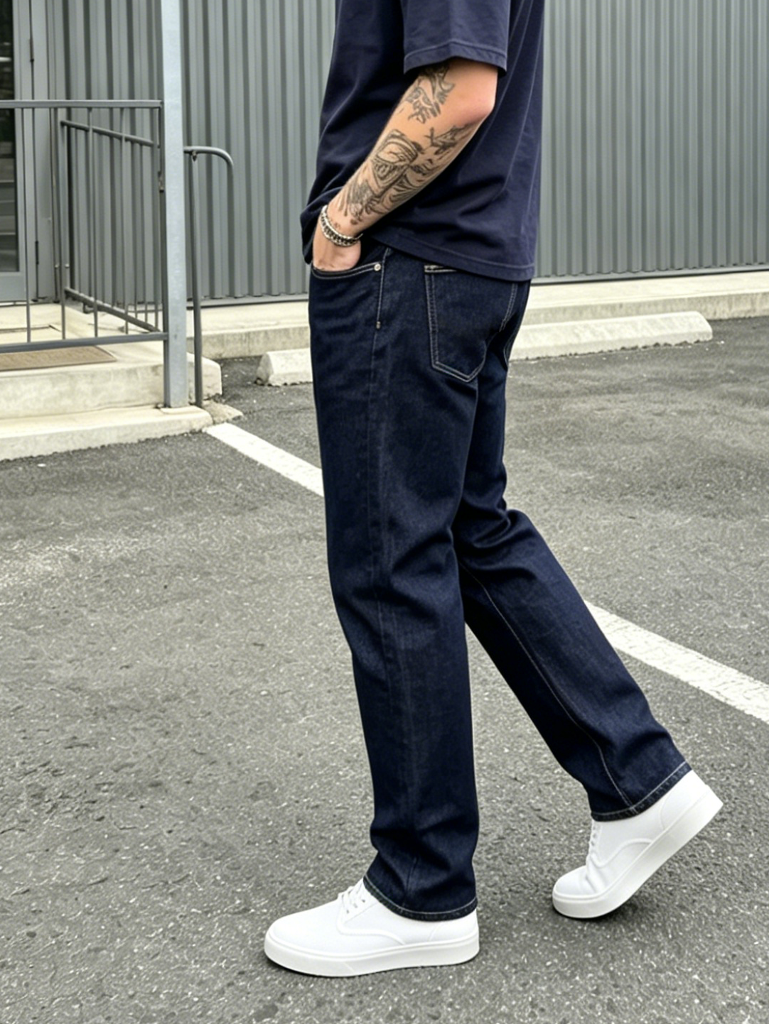 Pantalon Shanxi stretch slim droit