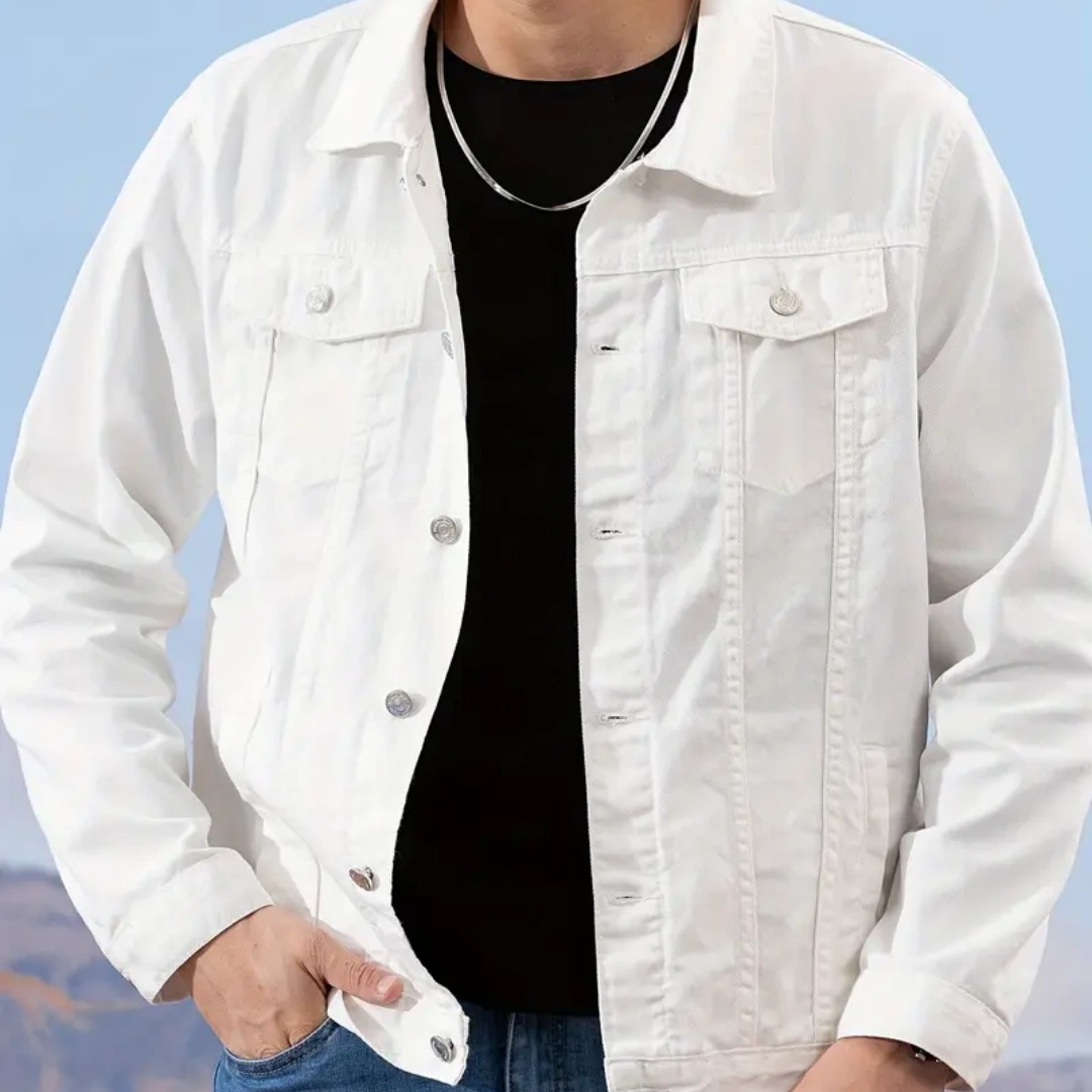 Veste denim ajustée formelle femme