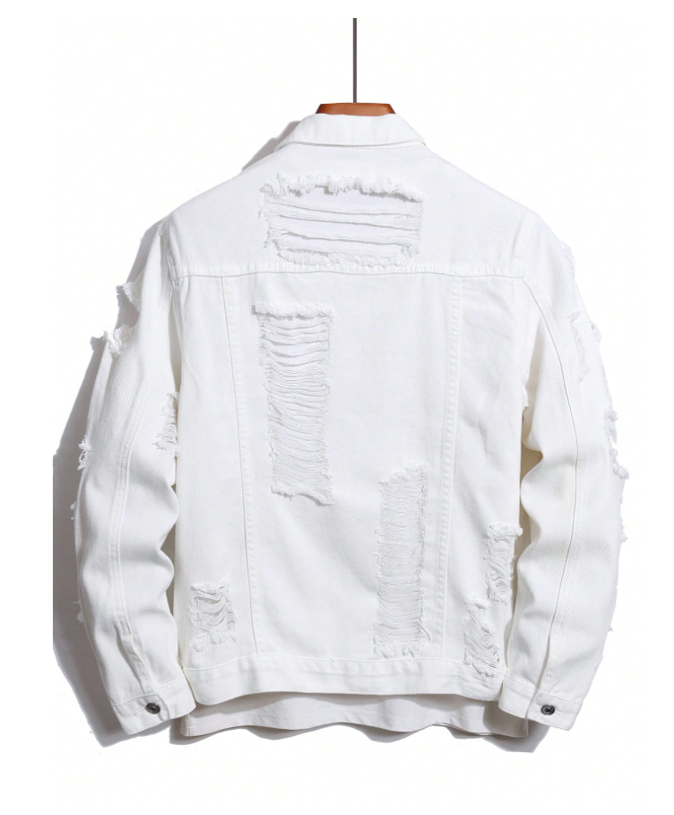 Veste en jean style coréen ample
