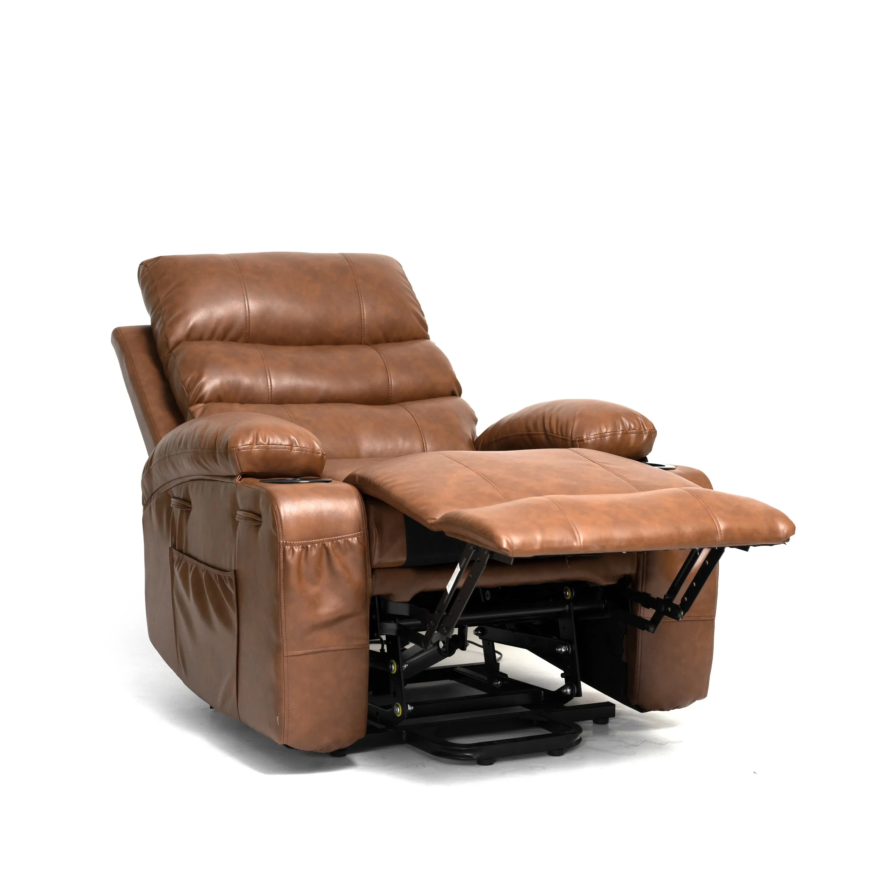 Fauteuil inclinable électrique 21 po, massage, contrôle