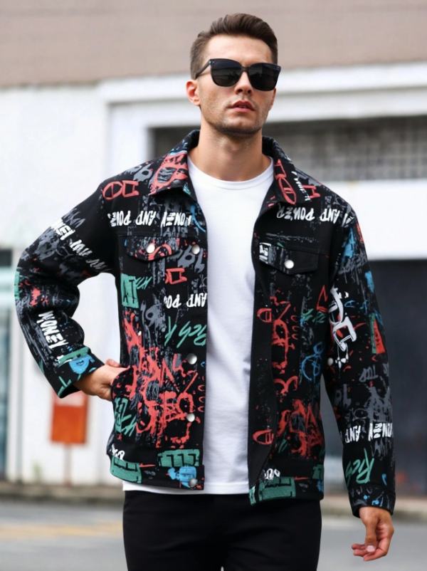 Veste denim coupe ample version coréenne