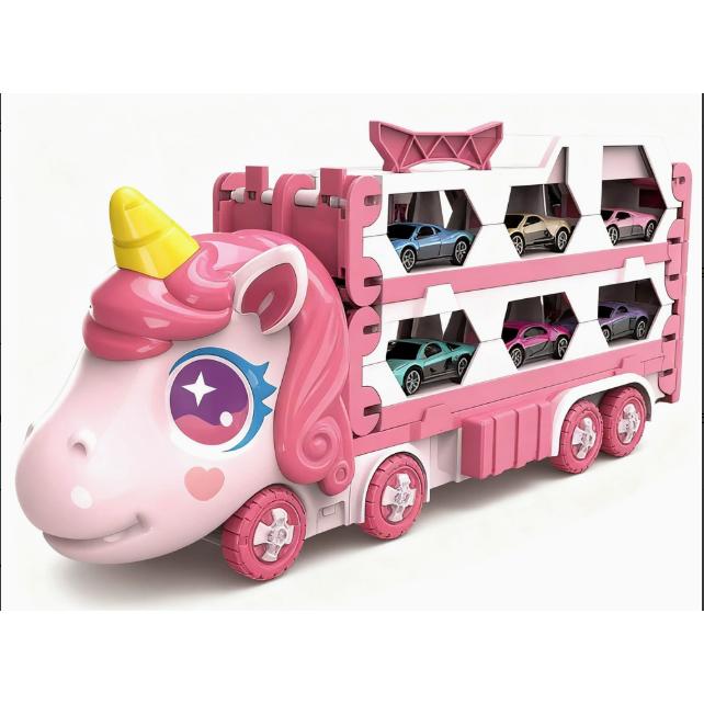 Camion transformer jouet piste extensible stockage mini autos
