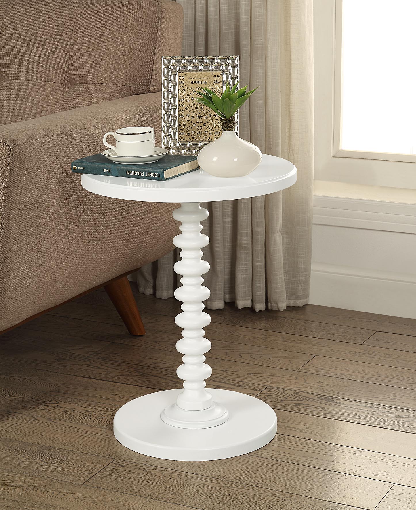 Table d'appoint Acton blanc