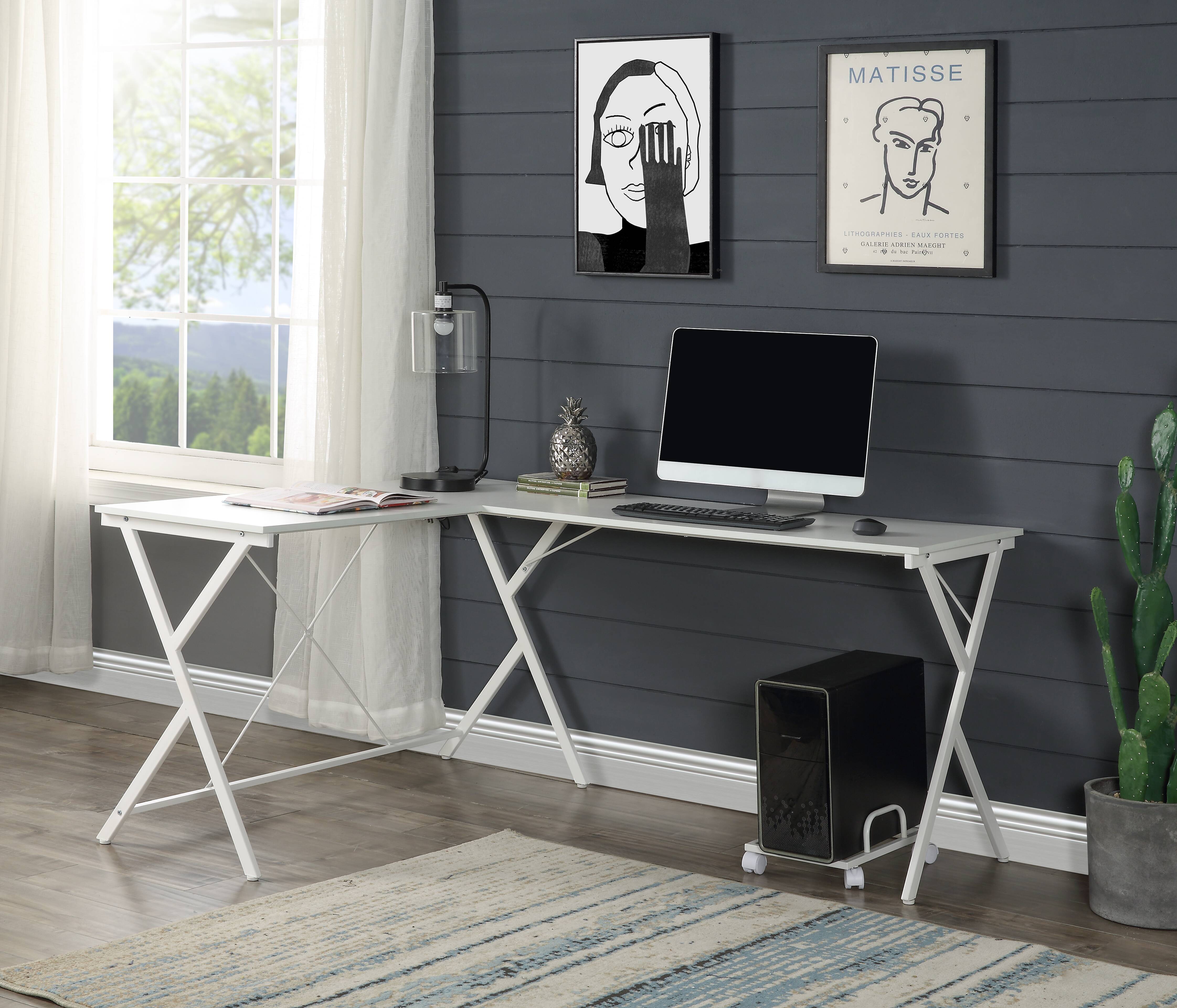 Bureau informatique Dazenus blanc