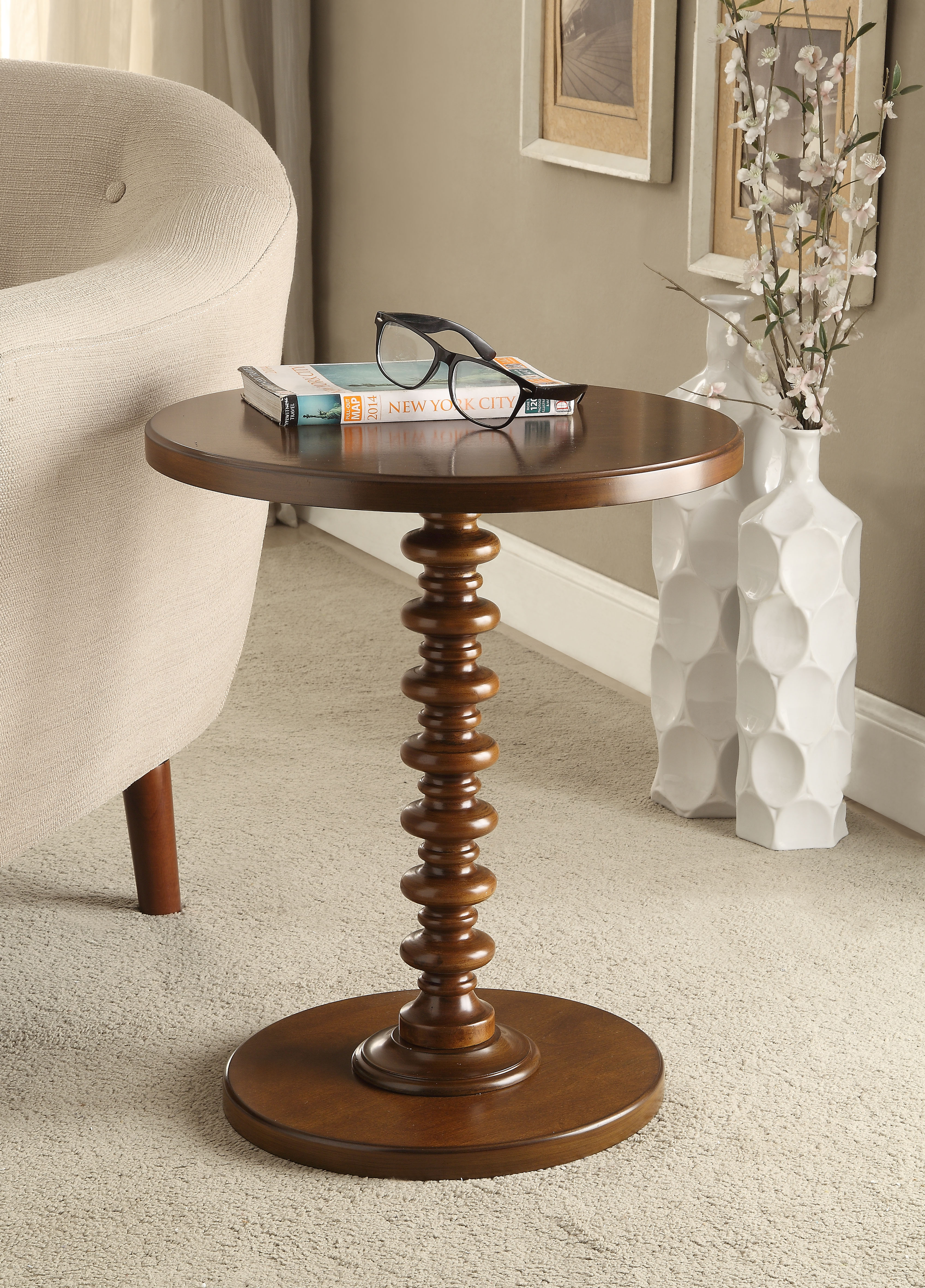 Table d'appoint Acton noyer