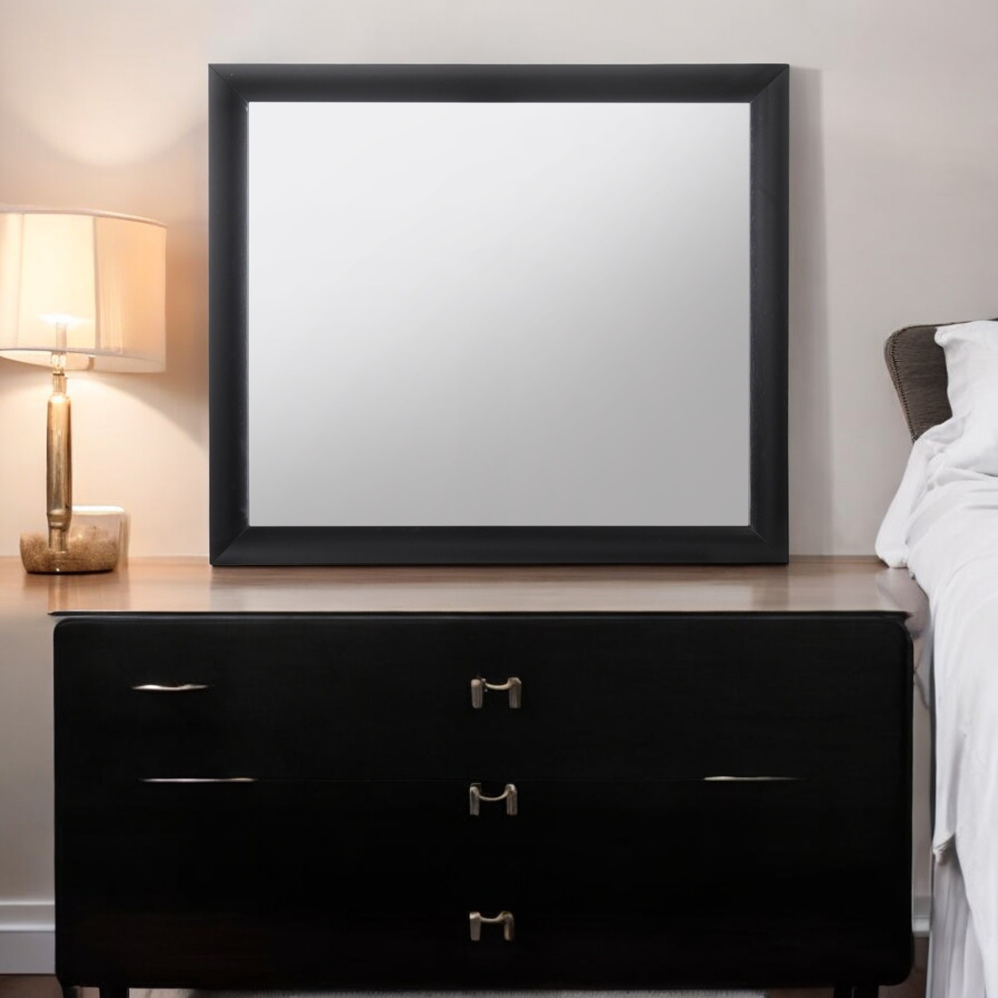 Miroir Ireland fini noir