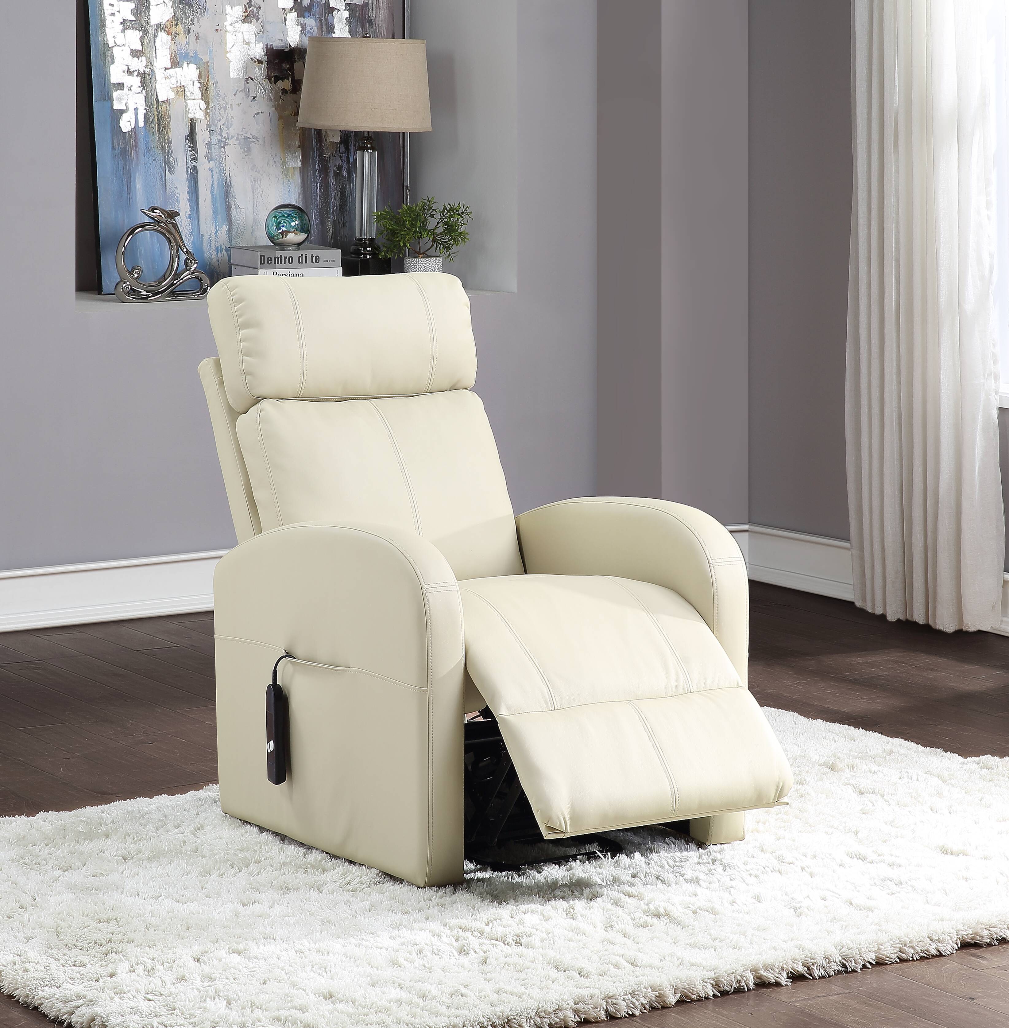 Fauteuil Ricardo cuir synthétique motorisé releveur