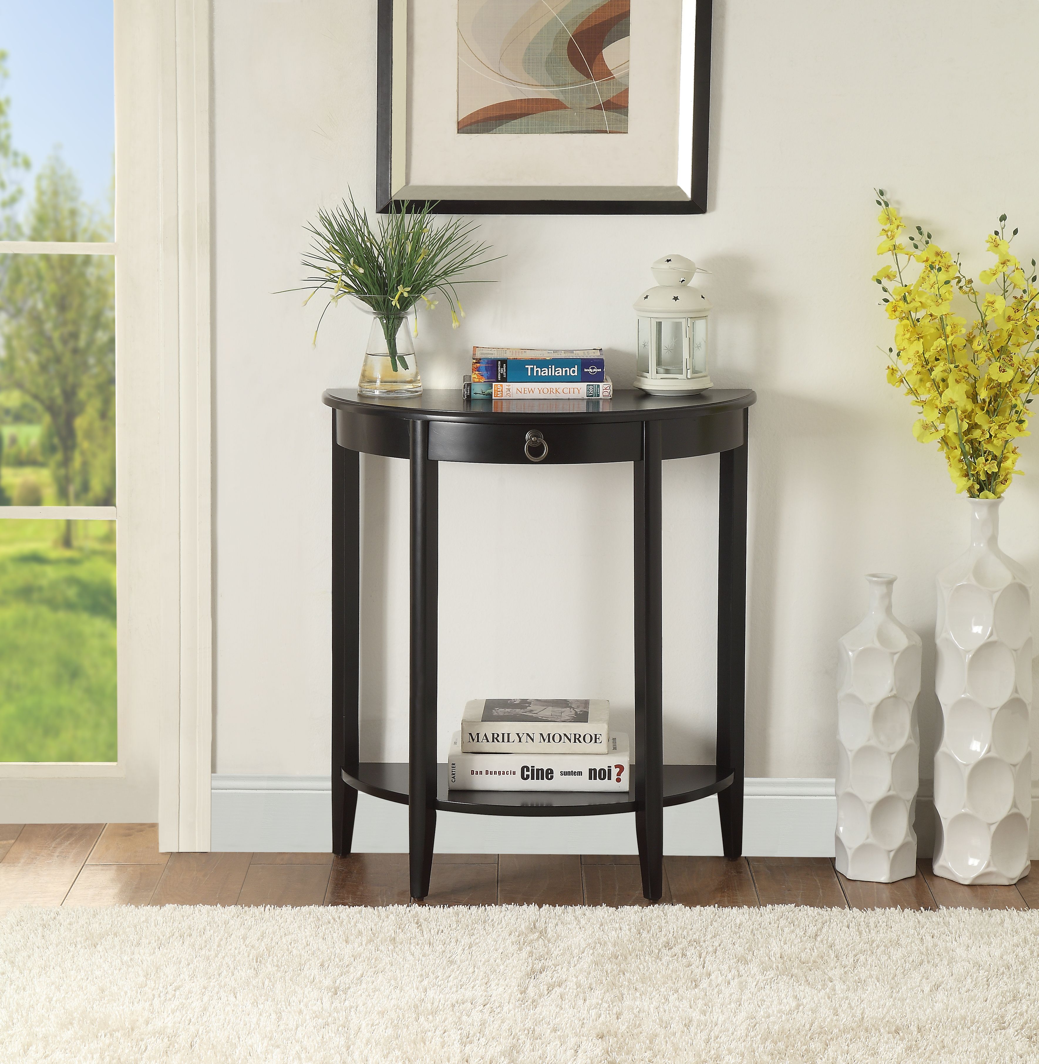 Justino II table console noir