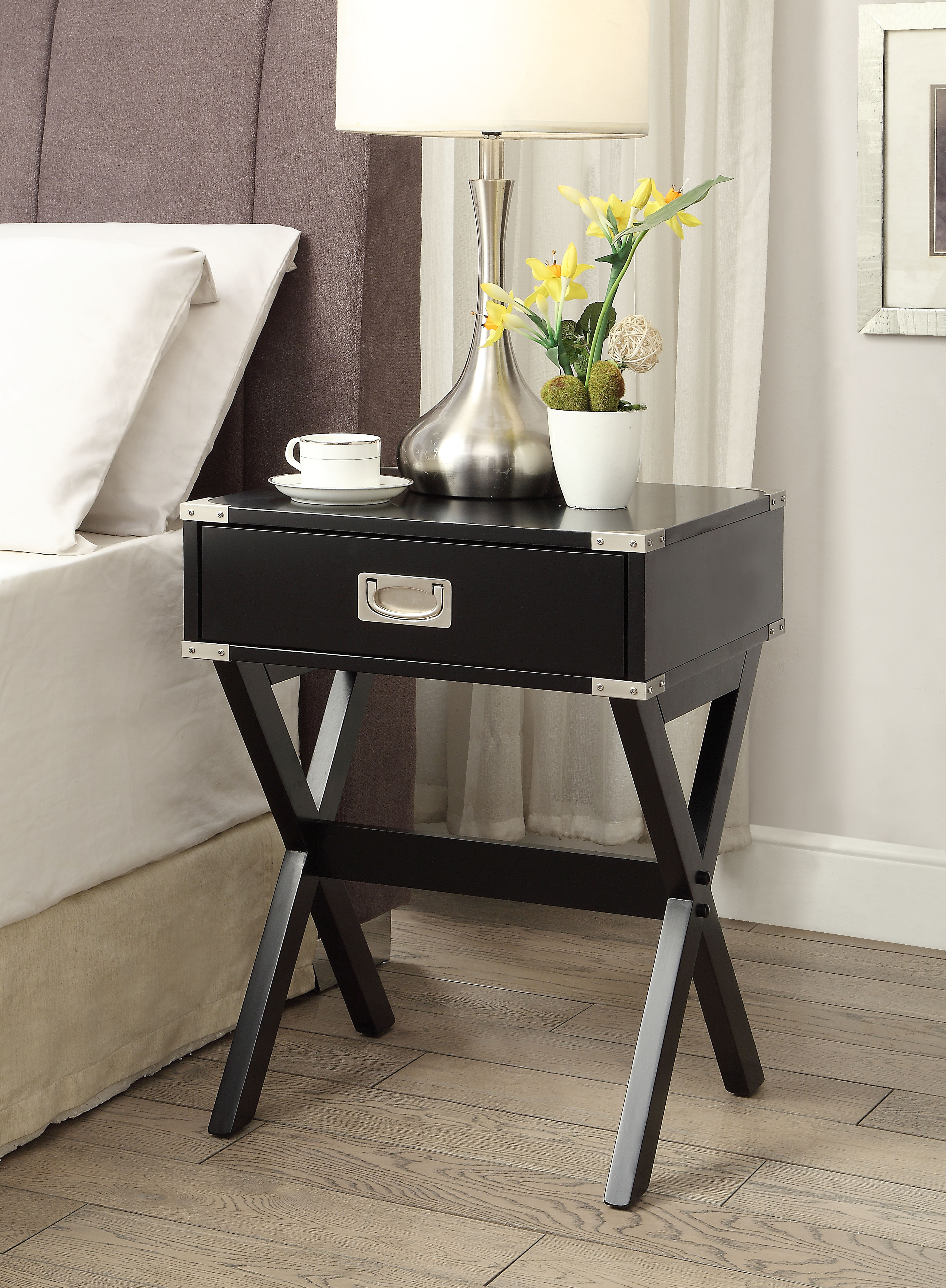 Table d'appoint Babs fini noir