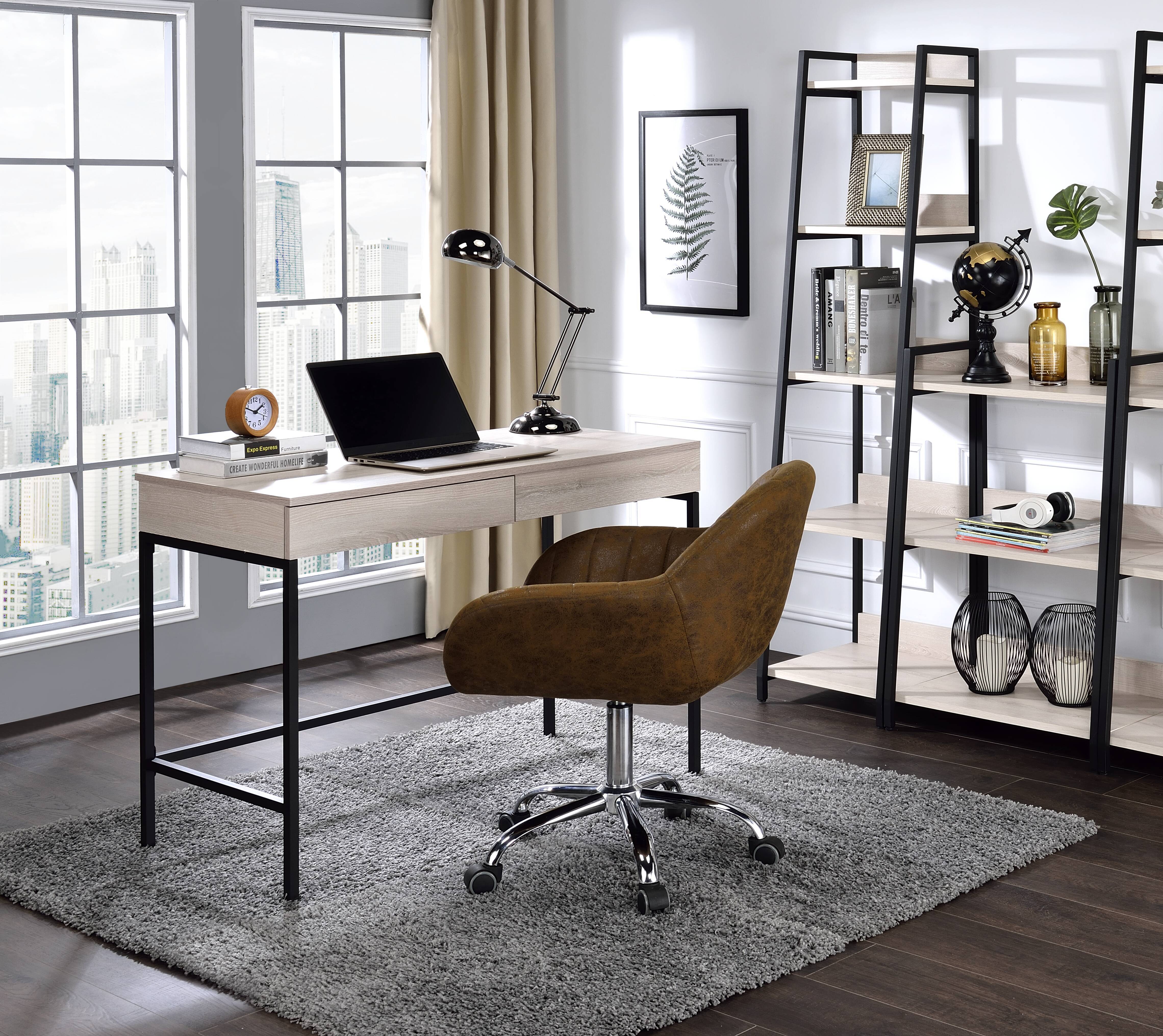 Bureau Wendral fini naturel et noir