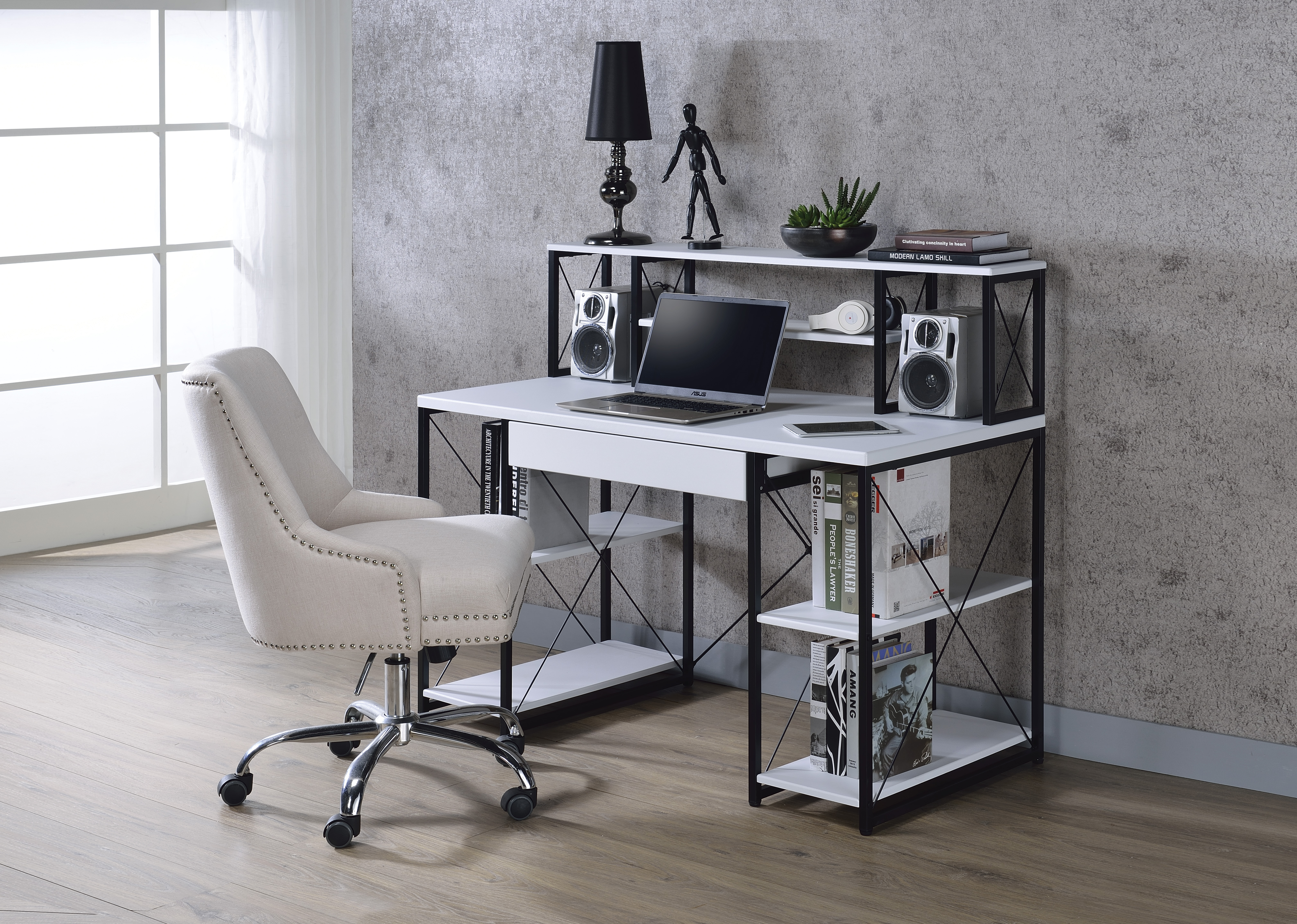 Amiel Bureau blanc pour toutes fins