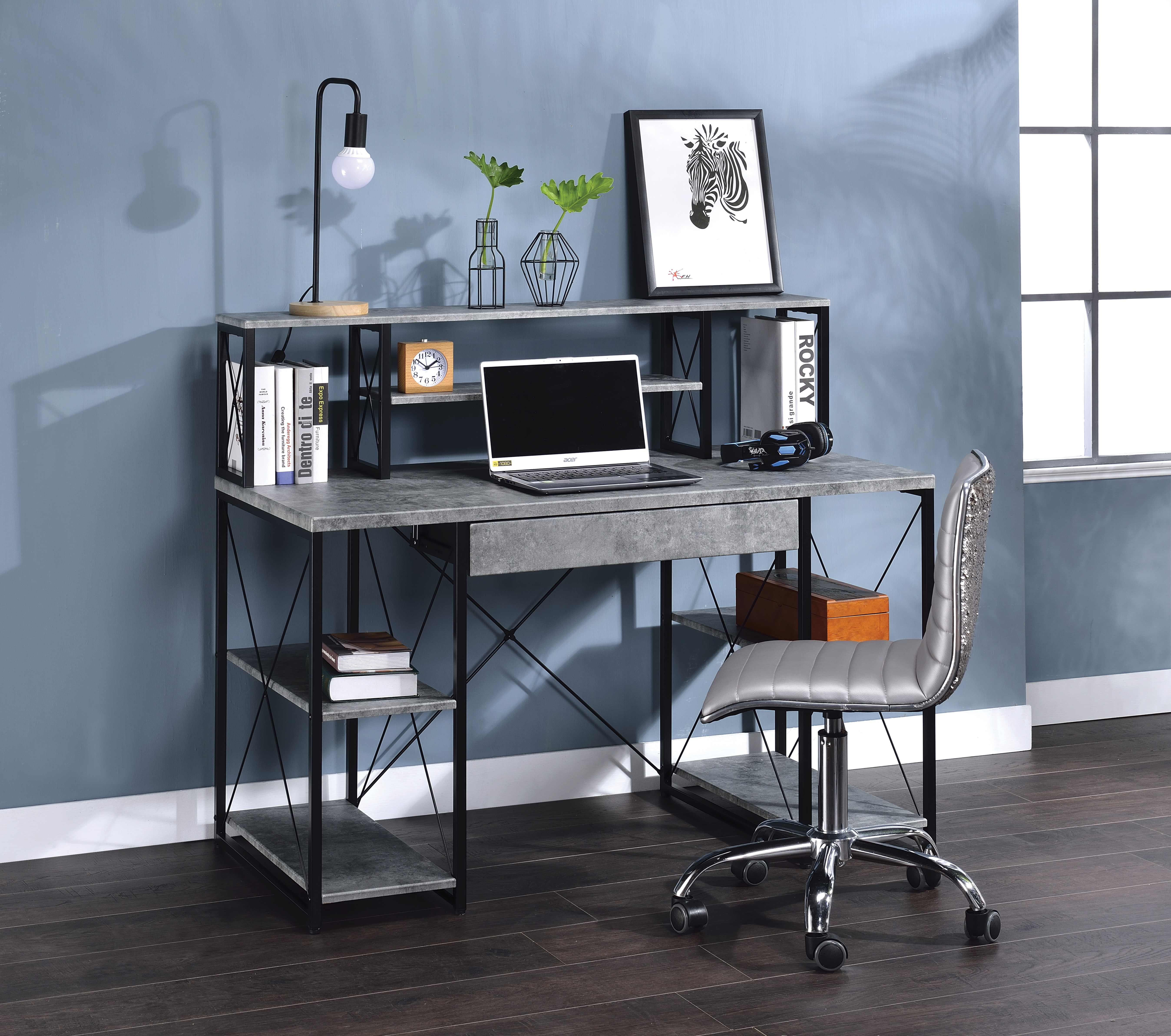 Bureau Amiel gris