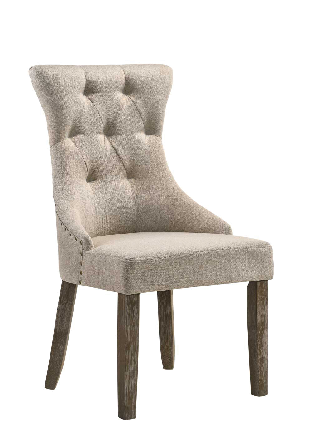 Fauteuil Gabrian beige 2 tons, ensemble 2