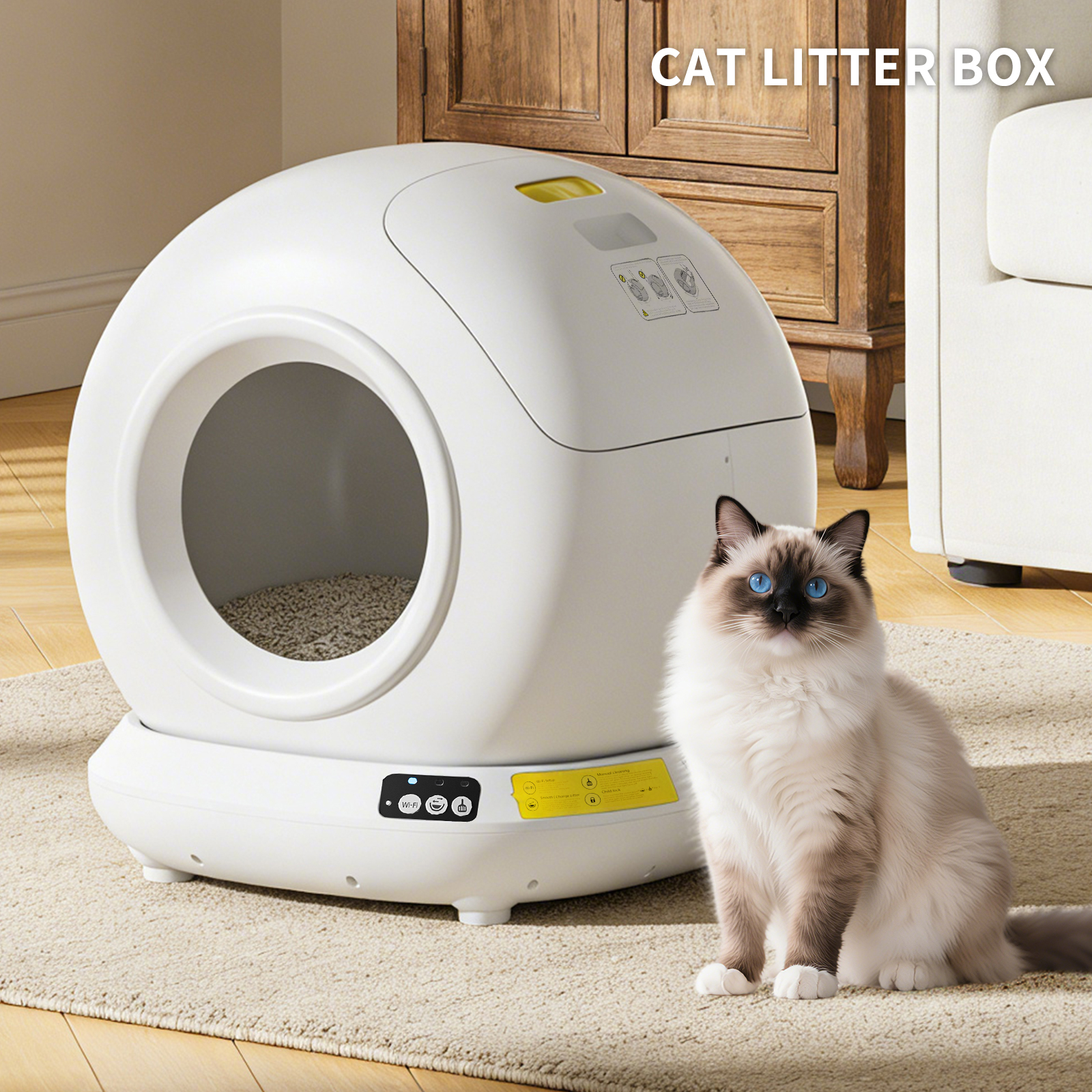 Ramassage seulement - Litière chat automatique complète