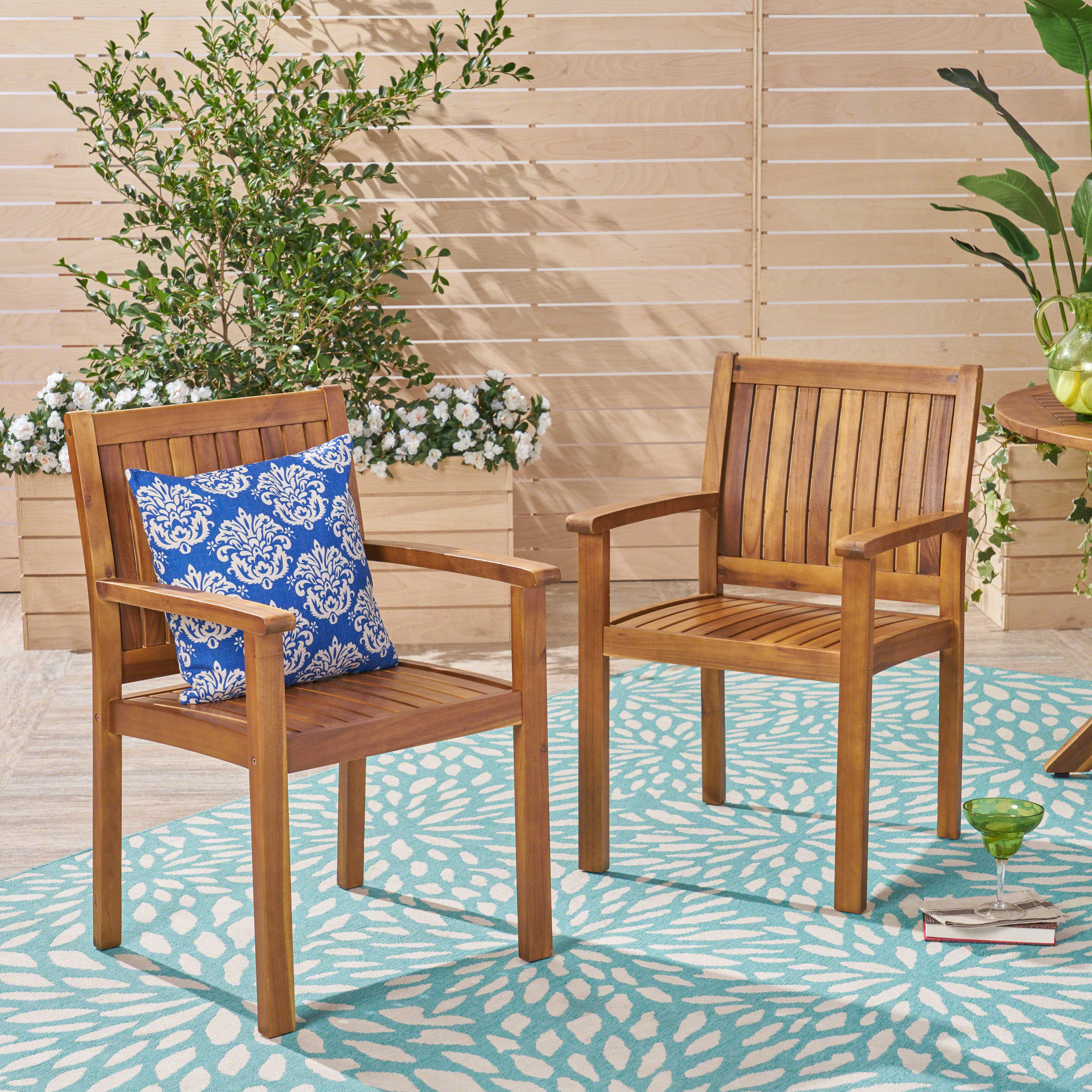 Chaise de salle à manger, ensemble de 2