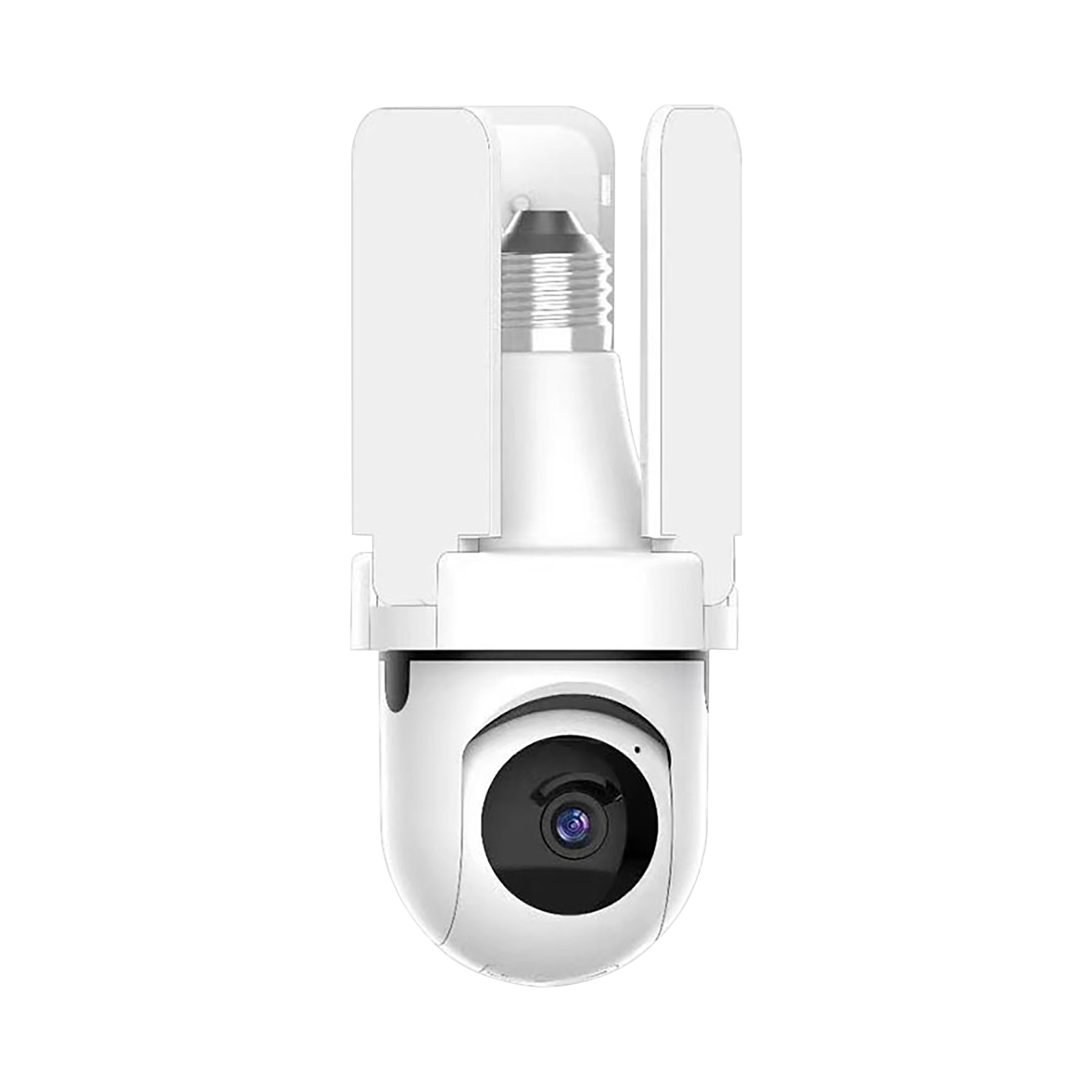 Caméra de surveillance ampoule ventilateur trois feuilles