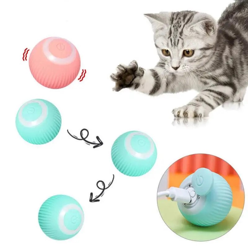 Jouet ballon électrique chien/chat intelligent