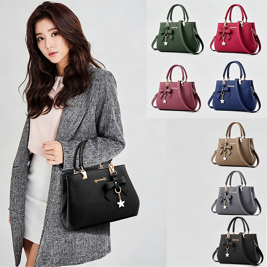 Sac à main cuir PU nœud petit cartable crossbody