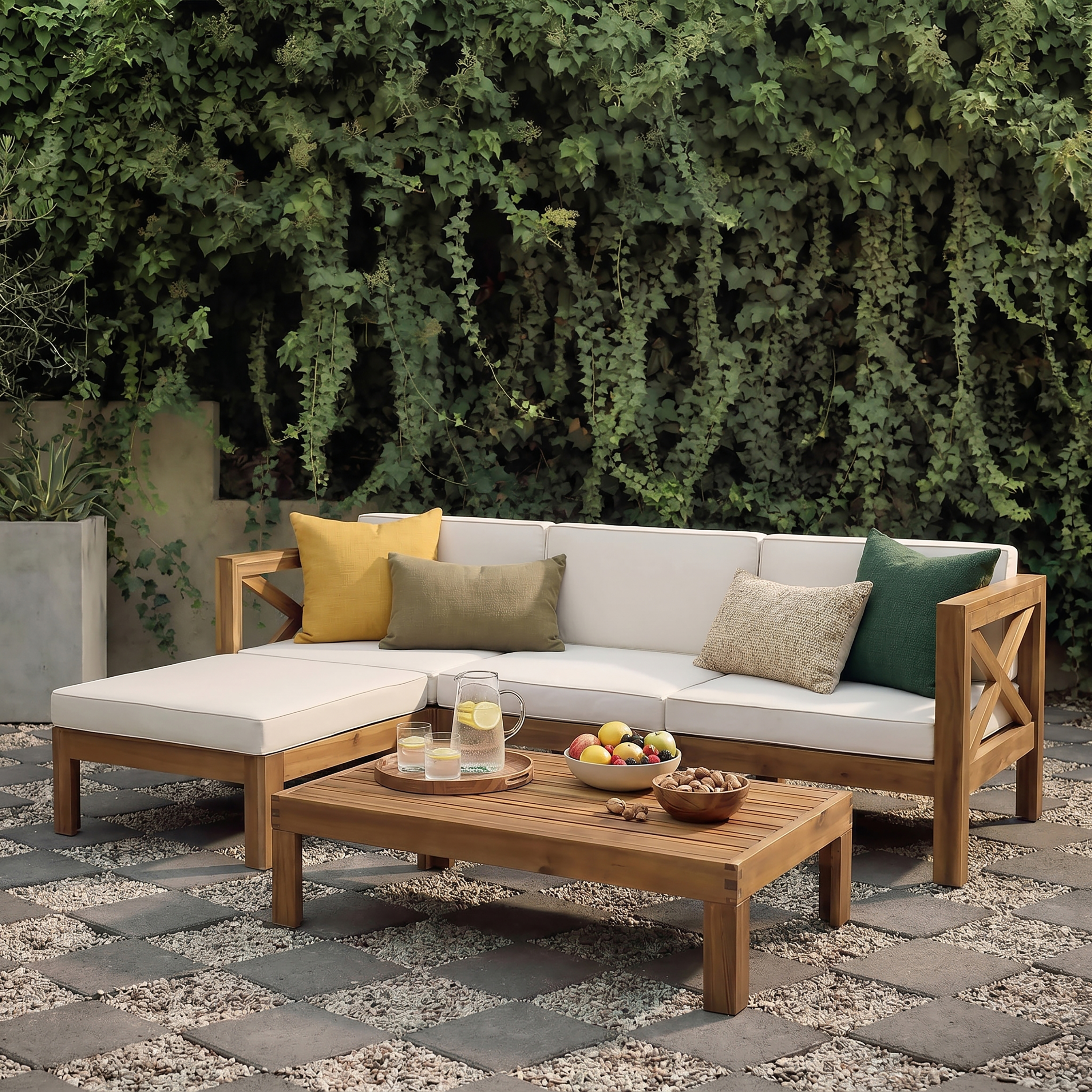 ALCOVE Sofa Forme L, beige