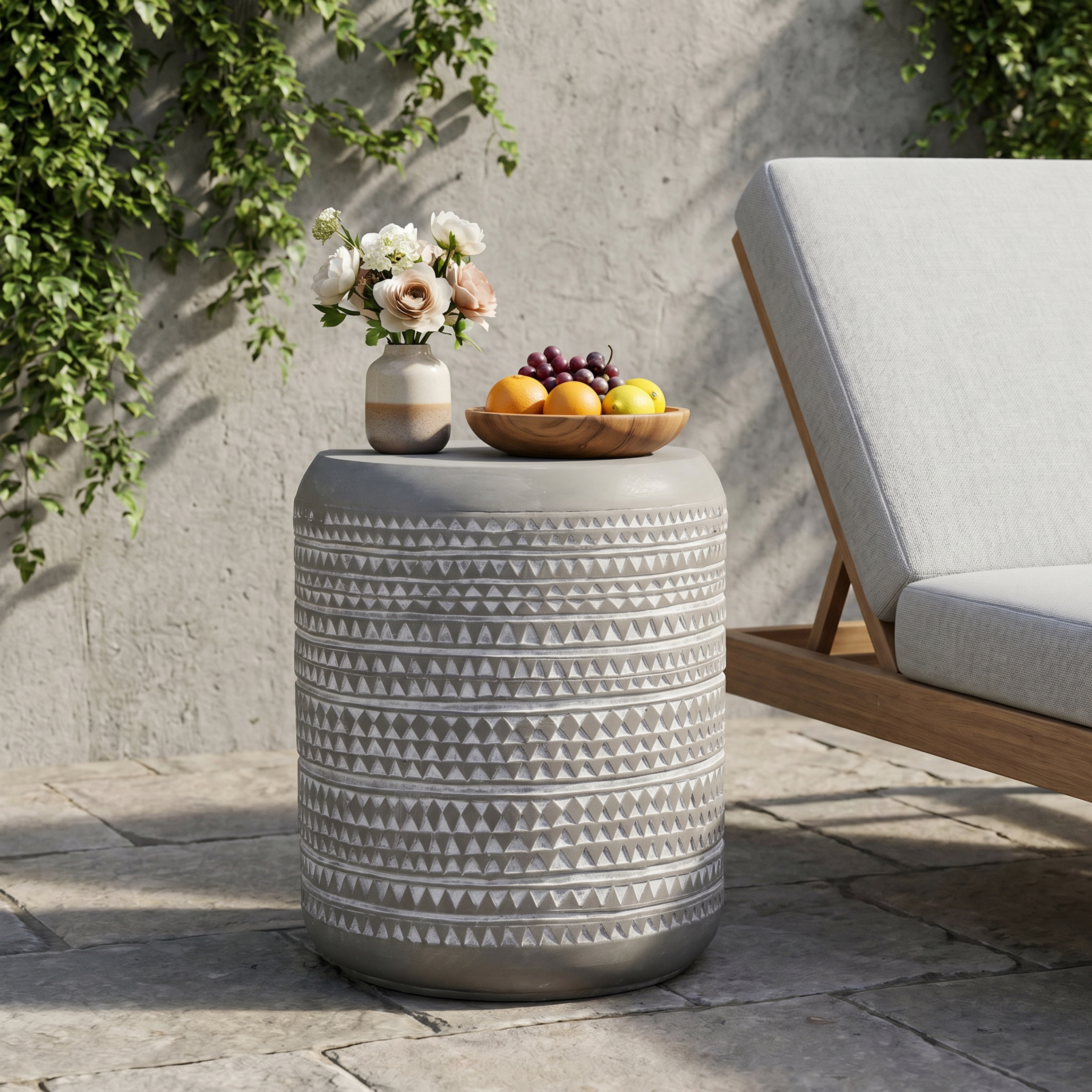 Table bout béton léger extérieur MGO