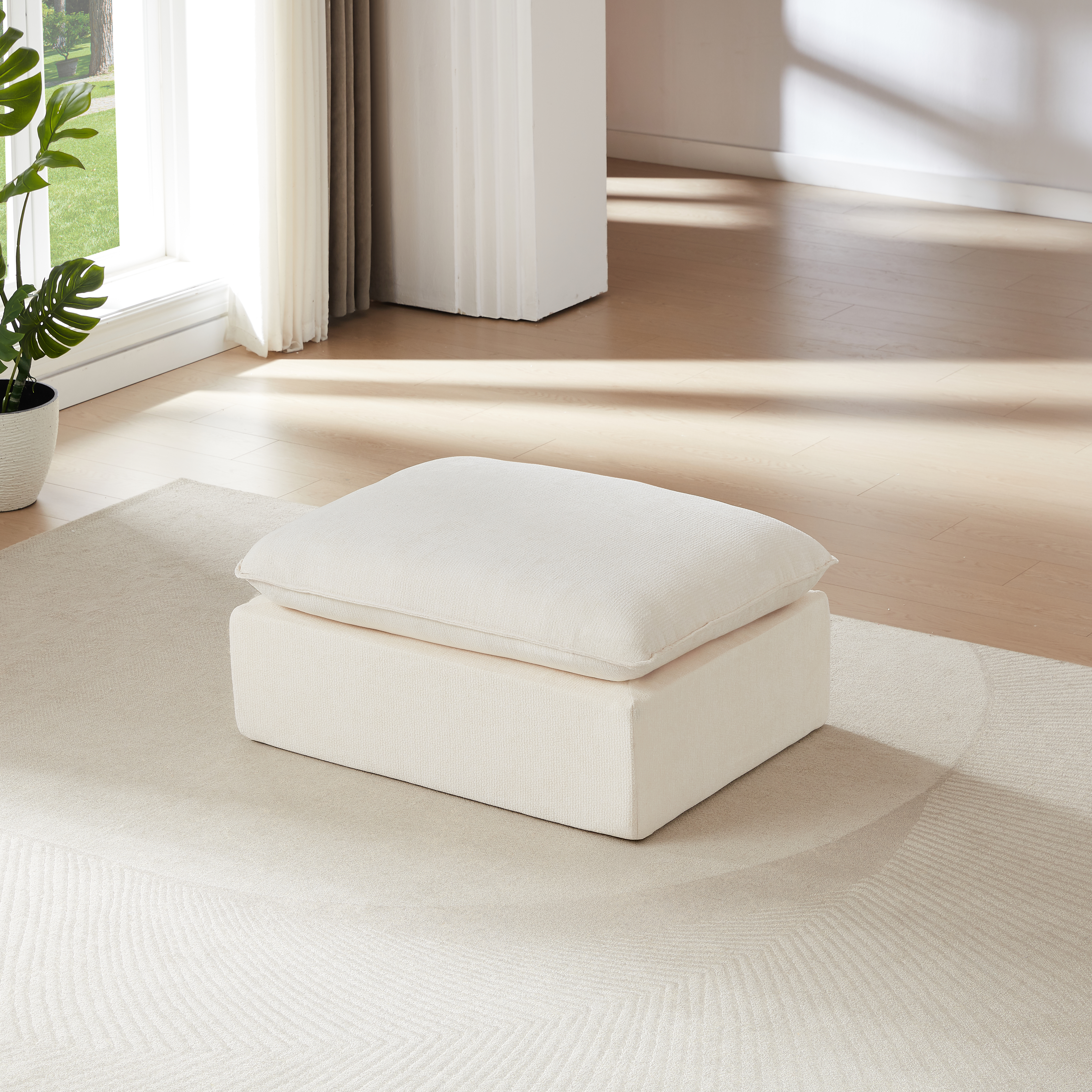 Sofa nuage chenille modulable moderne pour salon et bureau