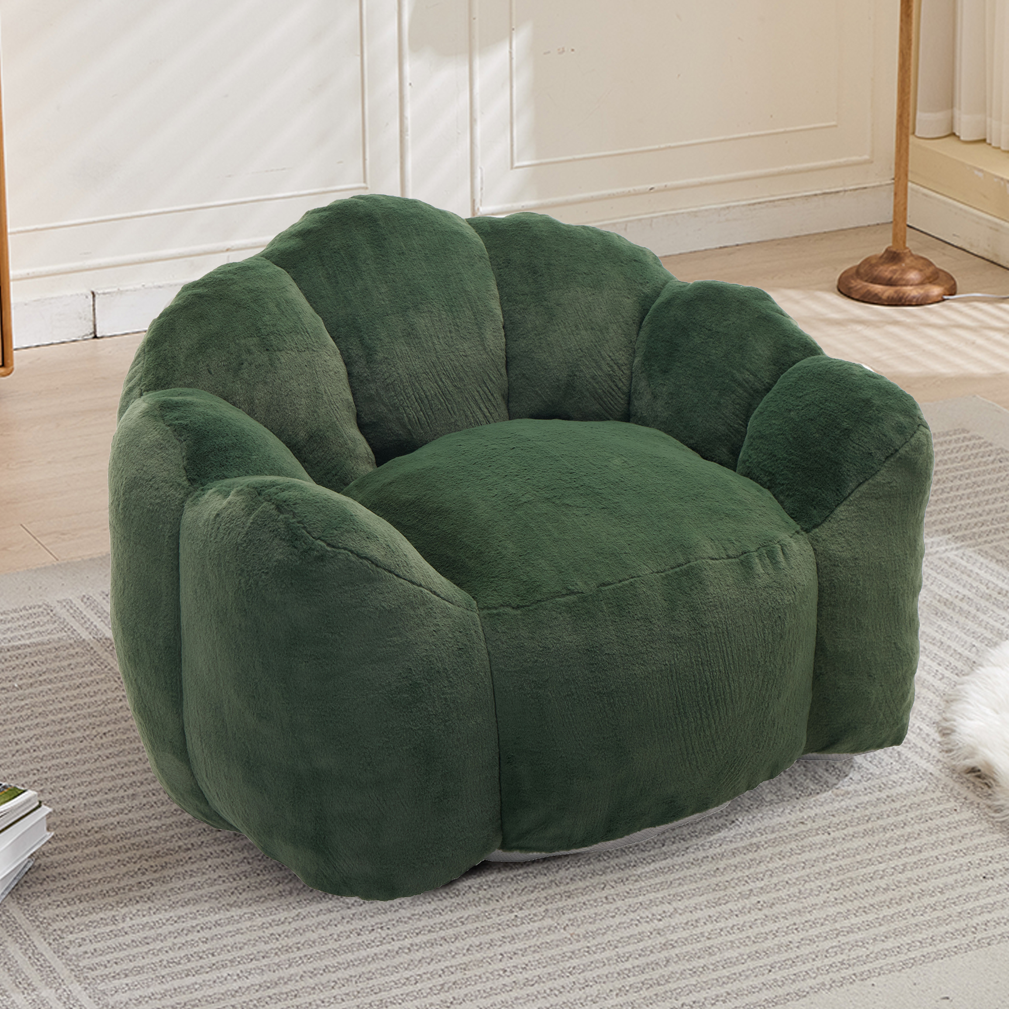 Causeuse compression Lotus vert, anneaux, sans installation