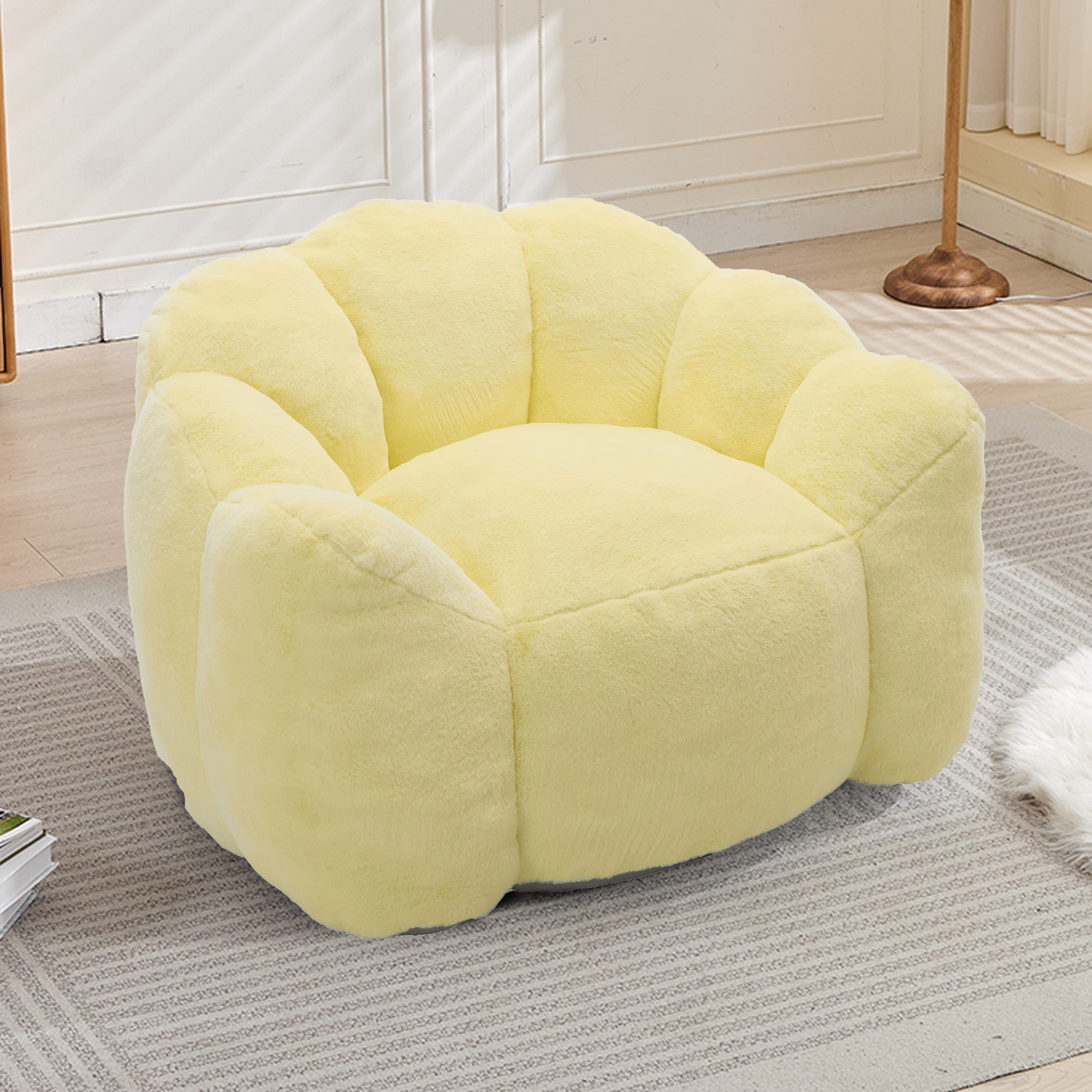 Causeuse compression Lotus jaune, anneaux, sans installation
