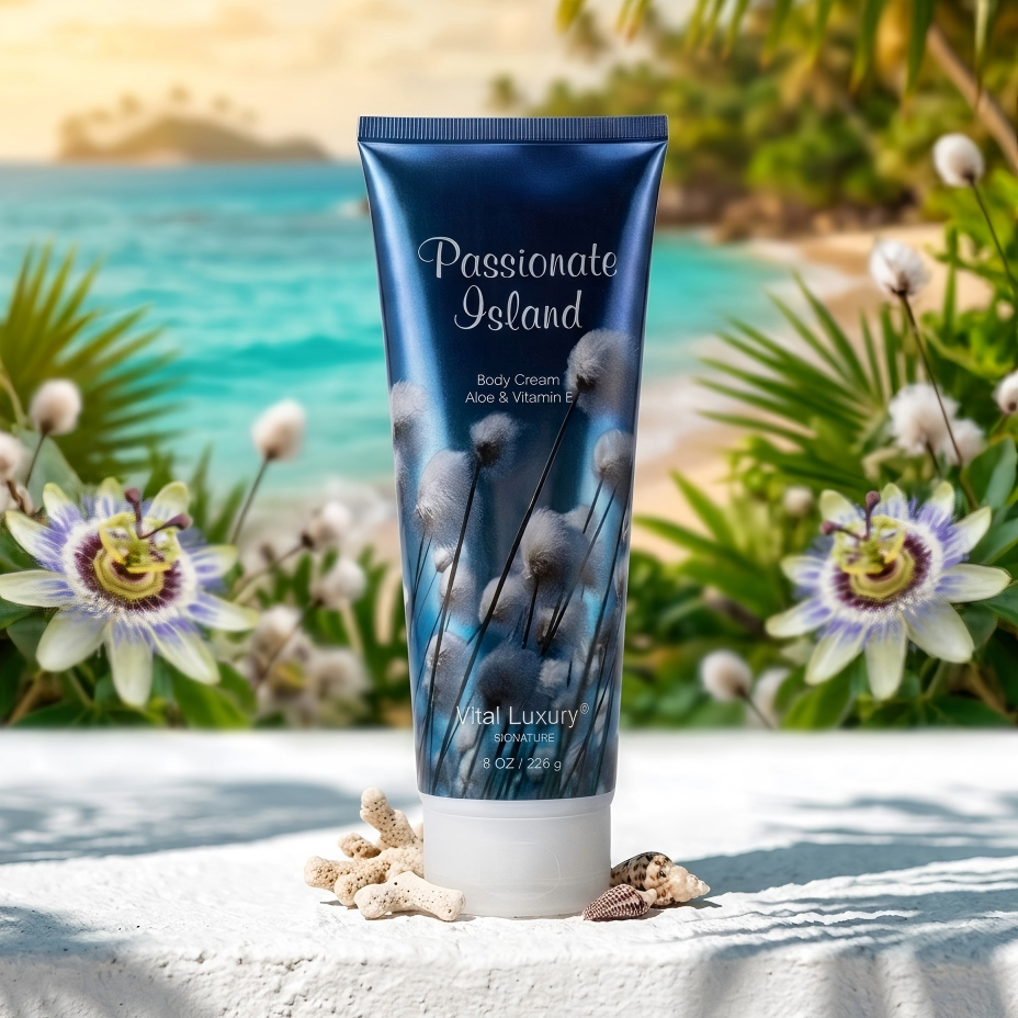 Crème Corps Hydratante Île Passionnée Vitamine E Aloe 226g
