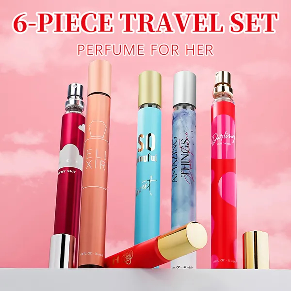 Ensemble voyage eau de parfum 6pc femme 35ml - 6 senteurs