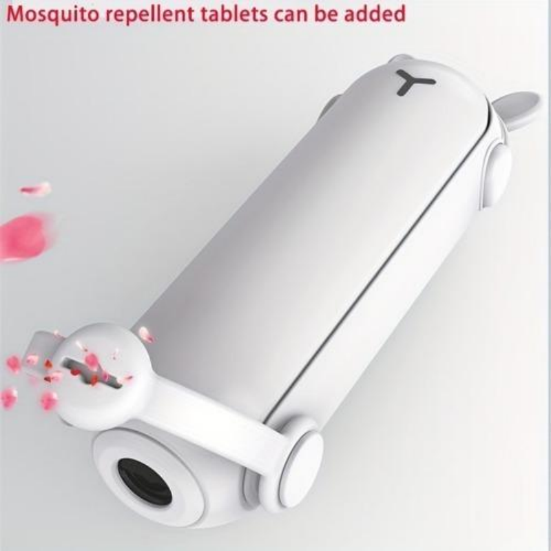 Ventilateur portable 3-en-1 pliable USB rechargeable lampe torche