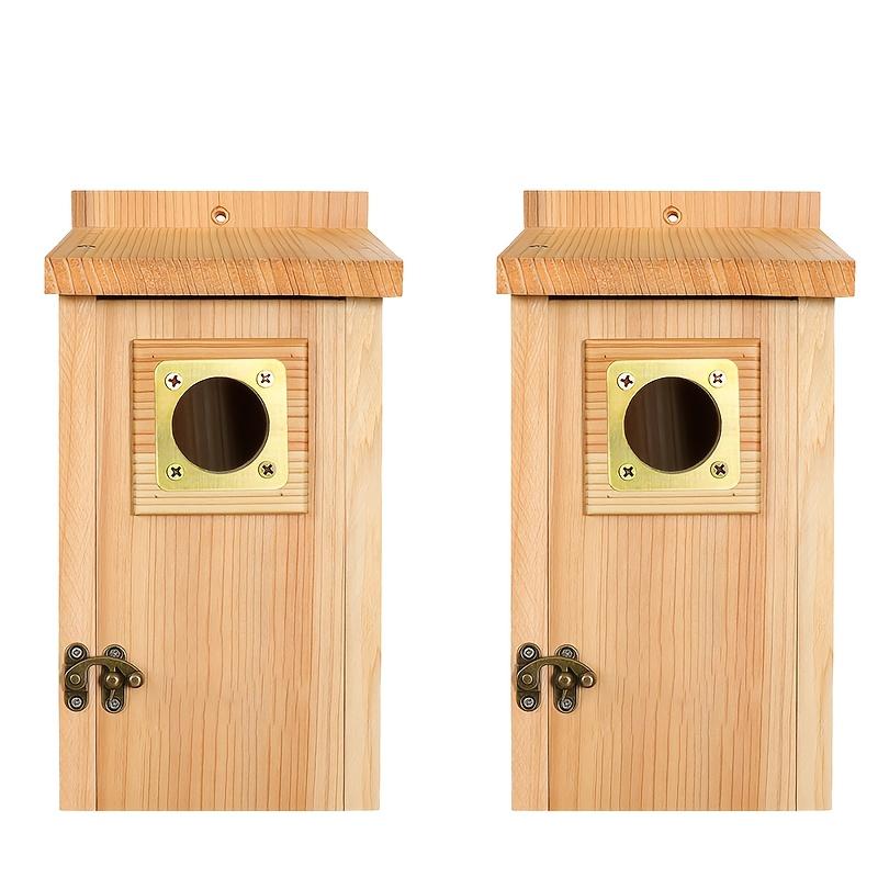2 nichoirs bois cèdre naturel écolo