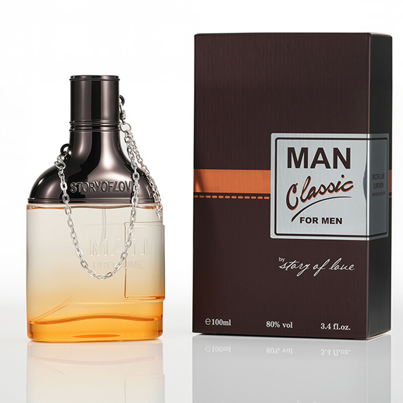 Eau Cologne Homme Chaîné Bois Ambre 3.4 oz Persistant