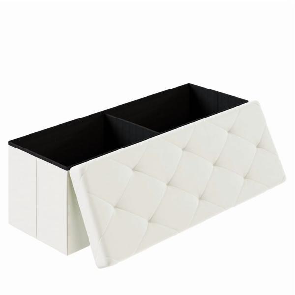 Ottoman rangement 43 po beige 660 lb Walmart