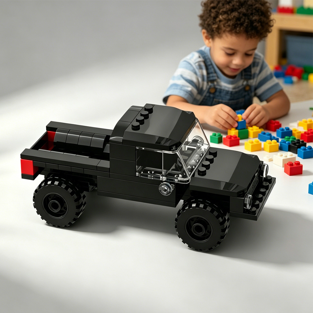 85PCS Blocs construction DIY enfants Toyota Hilux