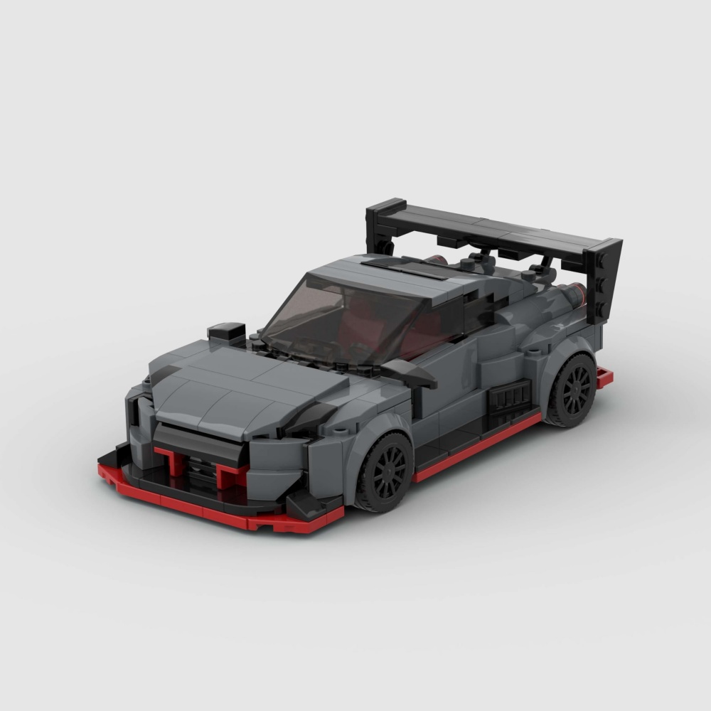429PCS Sports Car MOC Blocs de construction Skyline