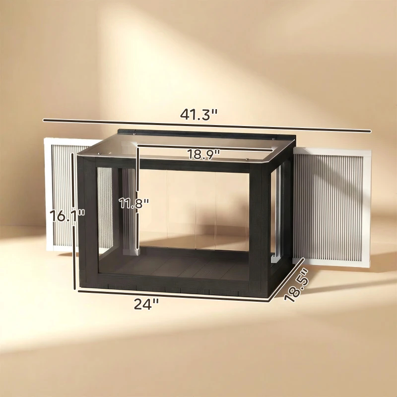 Catio chat extérieur 25-41", maison bains soleil panorama