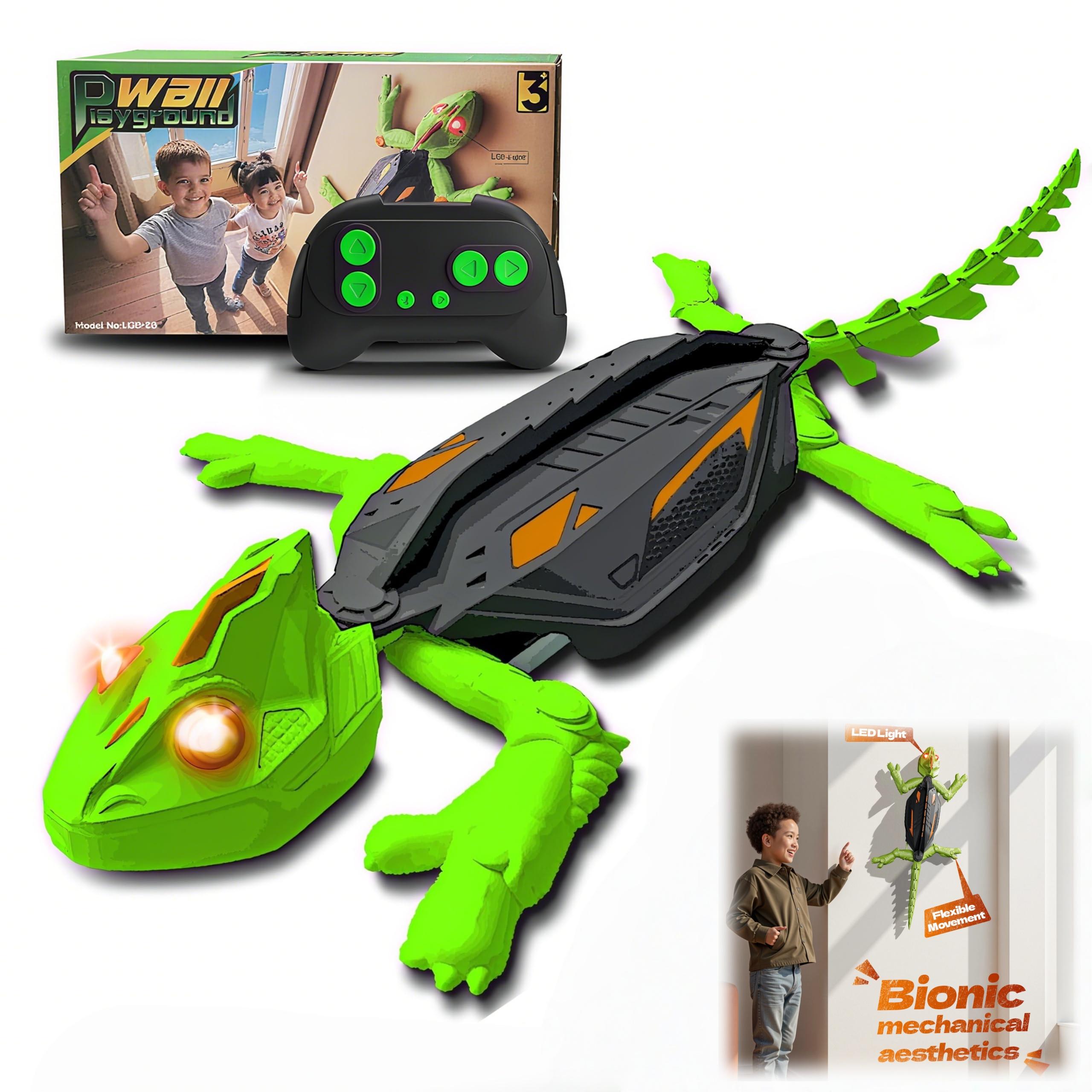 Jouet gecko escalade mur réaliste cadeau enfants 6+