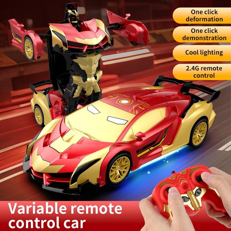 Iron Man robot voiture transformable alliage jouet