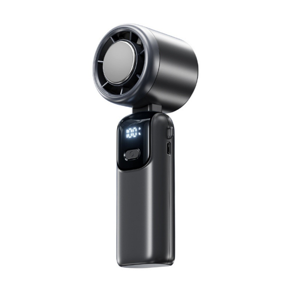 Ventilateur turbo portatif USB rechargeable affichage LED