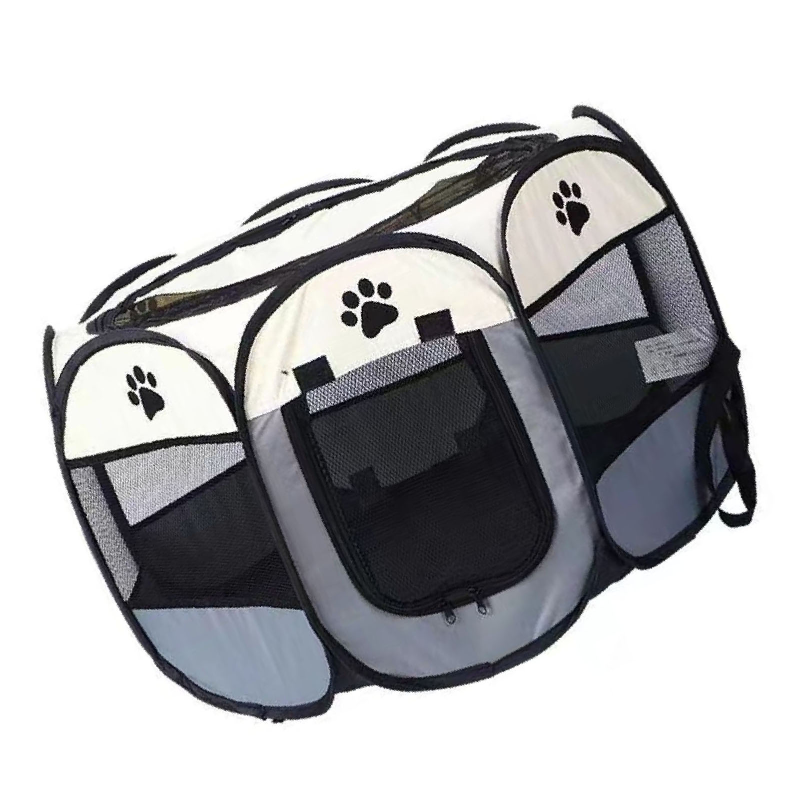 Cage chien portable souple 91x48cm respirante pliable chat
