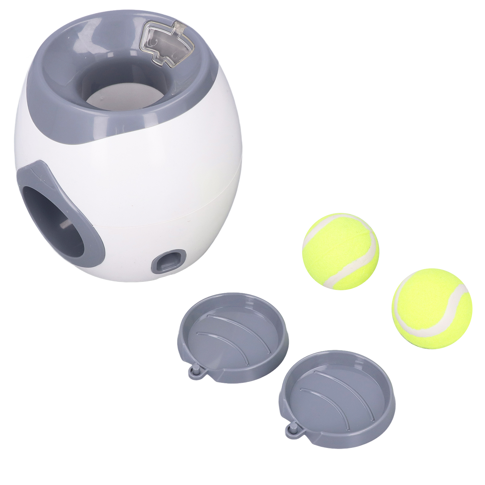 Jouet ballon alimentation chien 2 balles tennis entraînement